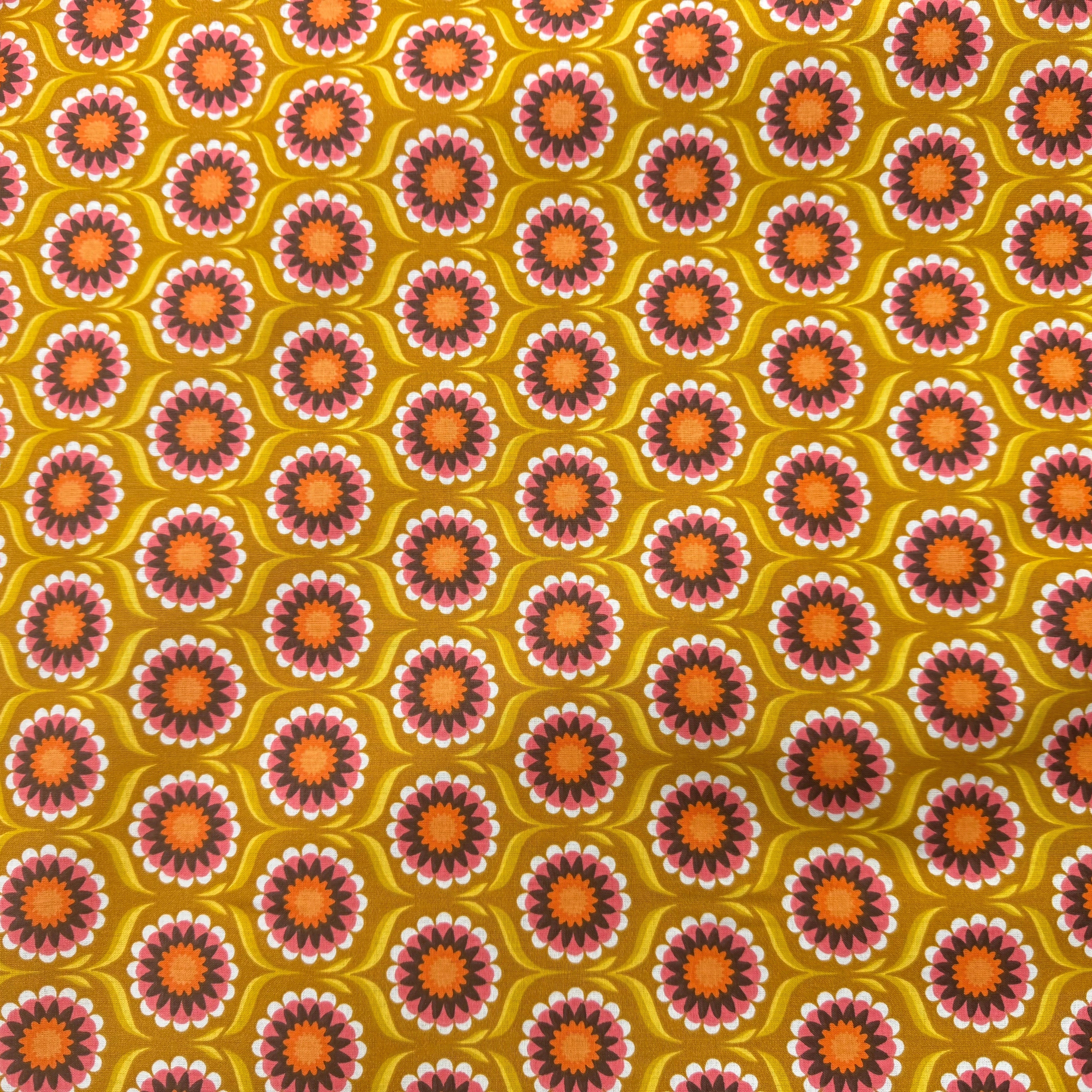 PERCALE DE COTON JOLIJOLI CURRY 150 CM - My Little Coupon