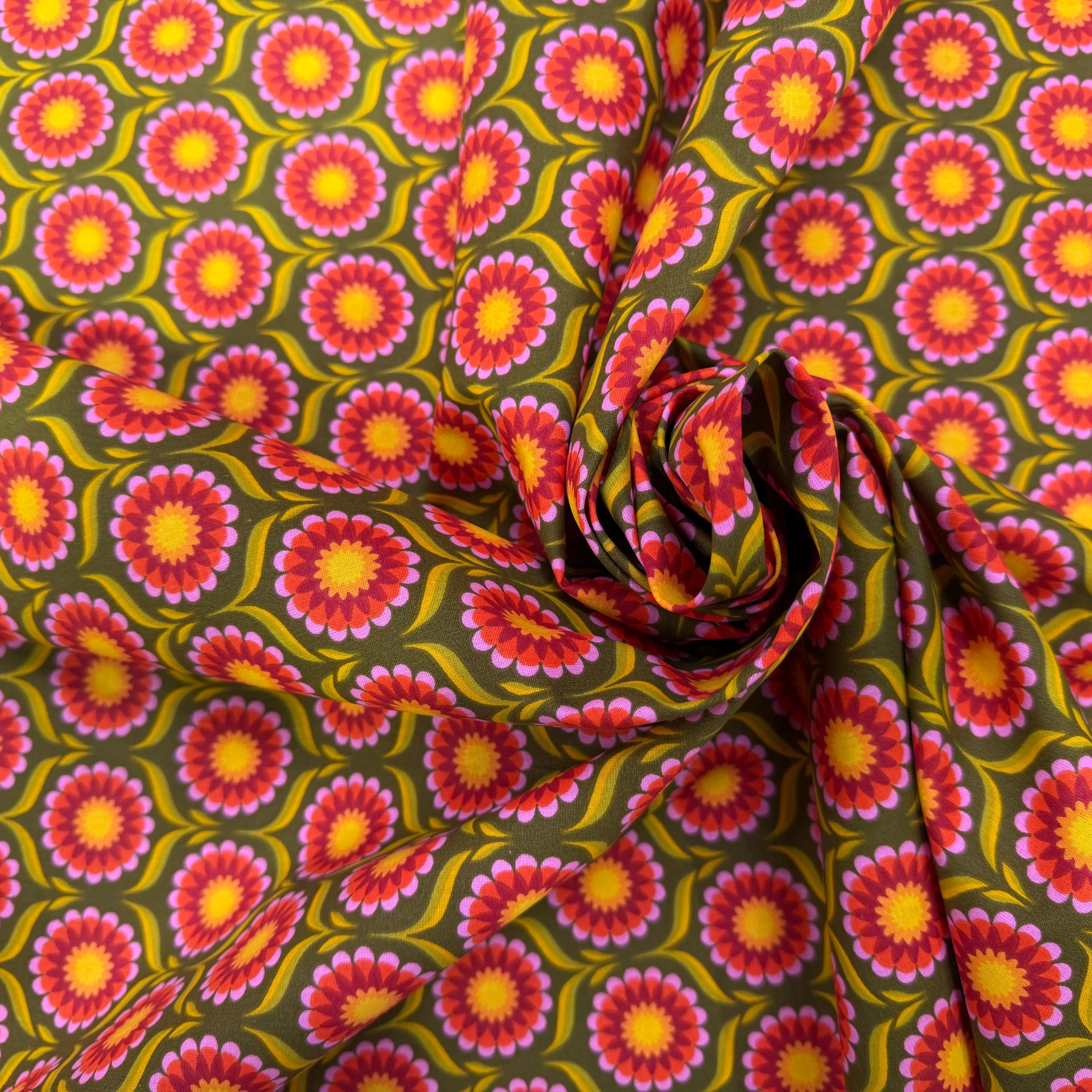 PERCALE DE COTON JOLIJOLI VERT 150 CM - My Little Coupon