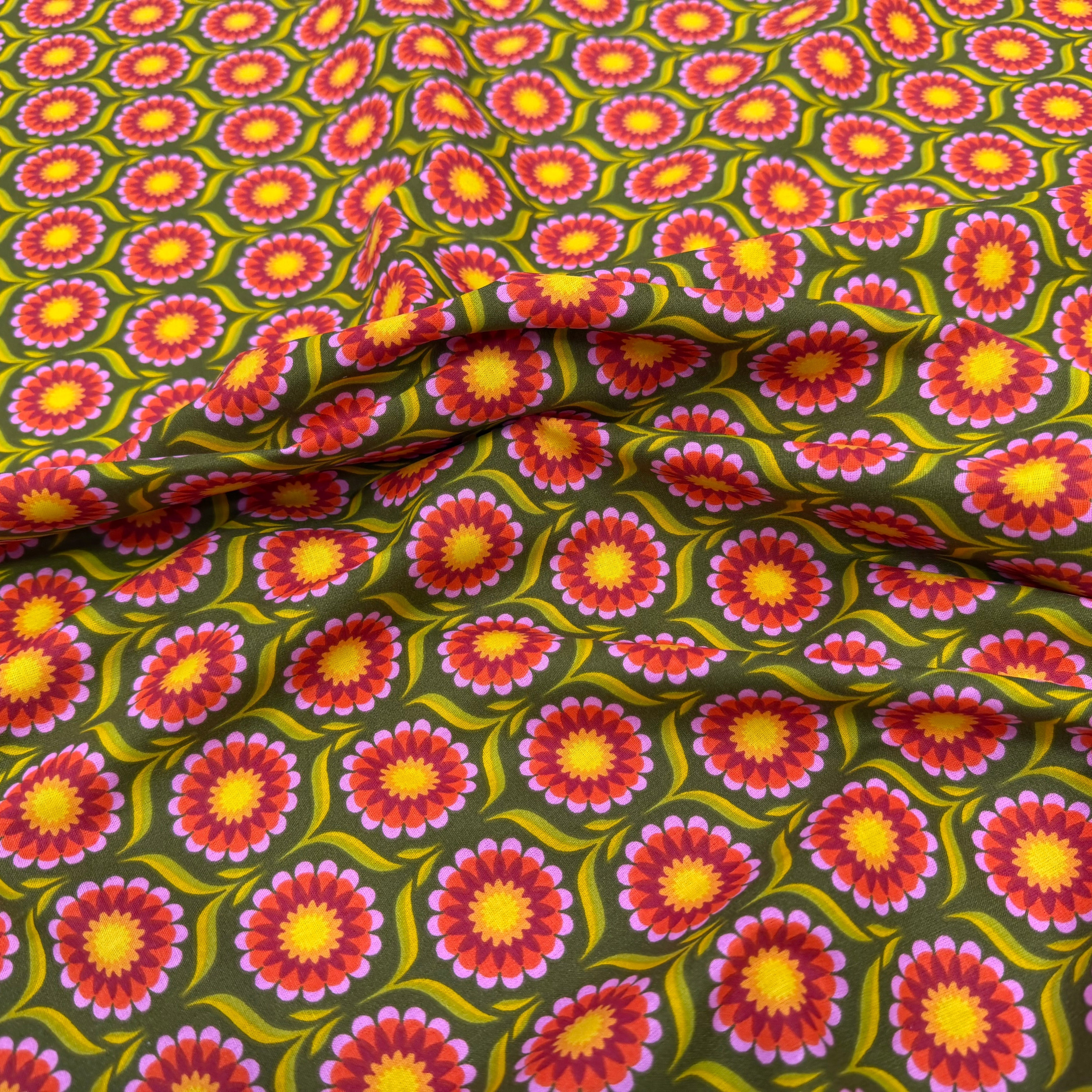 PERCALE DE COTON JOLIJOLI VERT 150 CM - My Little Coupon