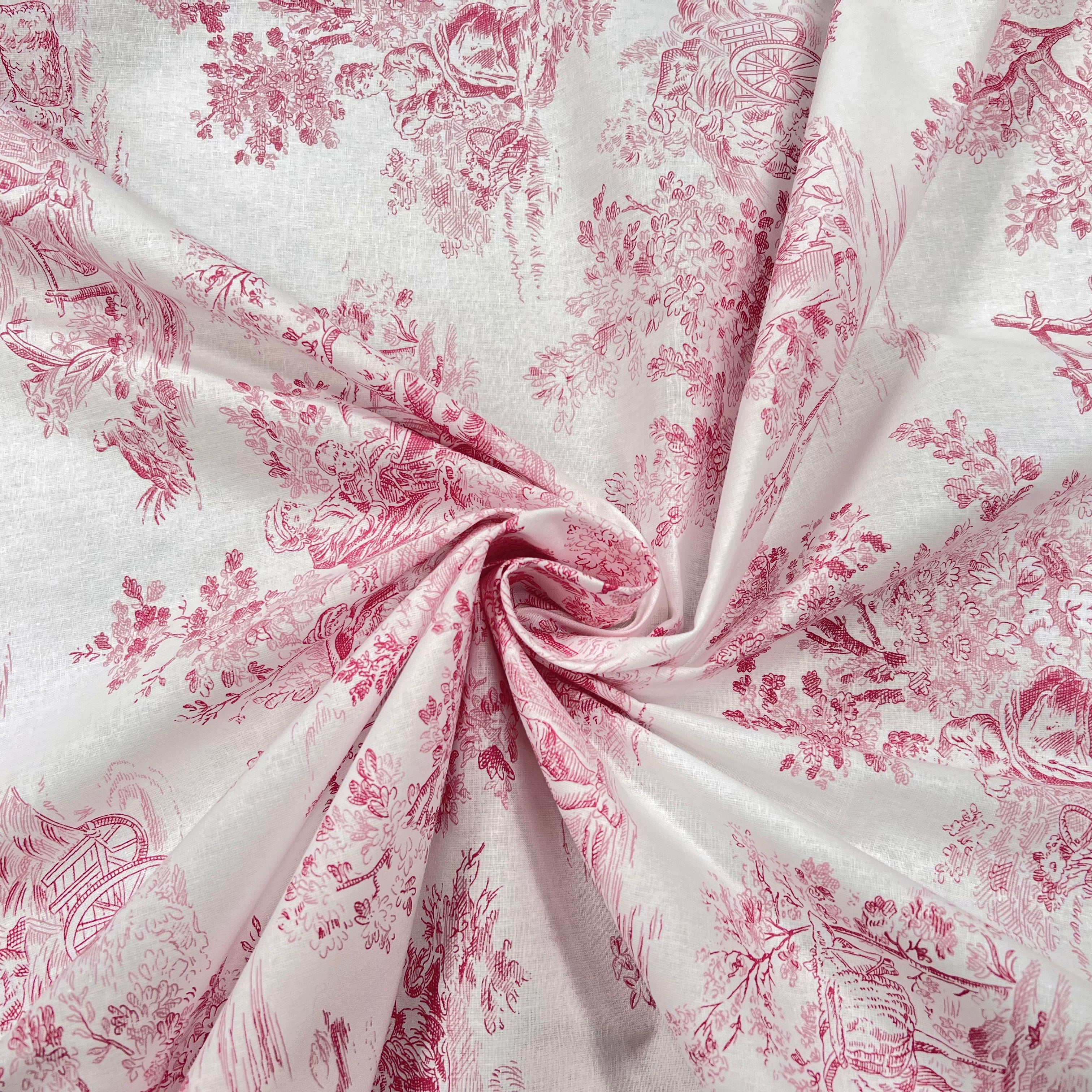 PERCALE DE COTON MANON ROUGE - My Little Coupon