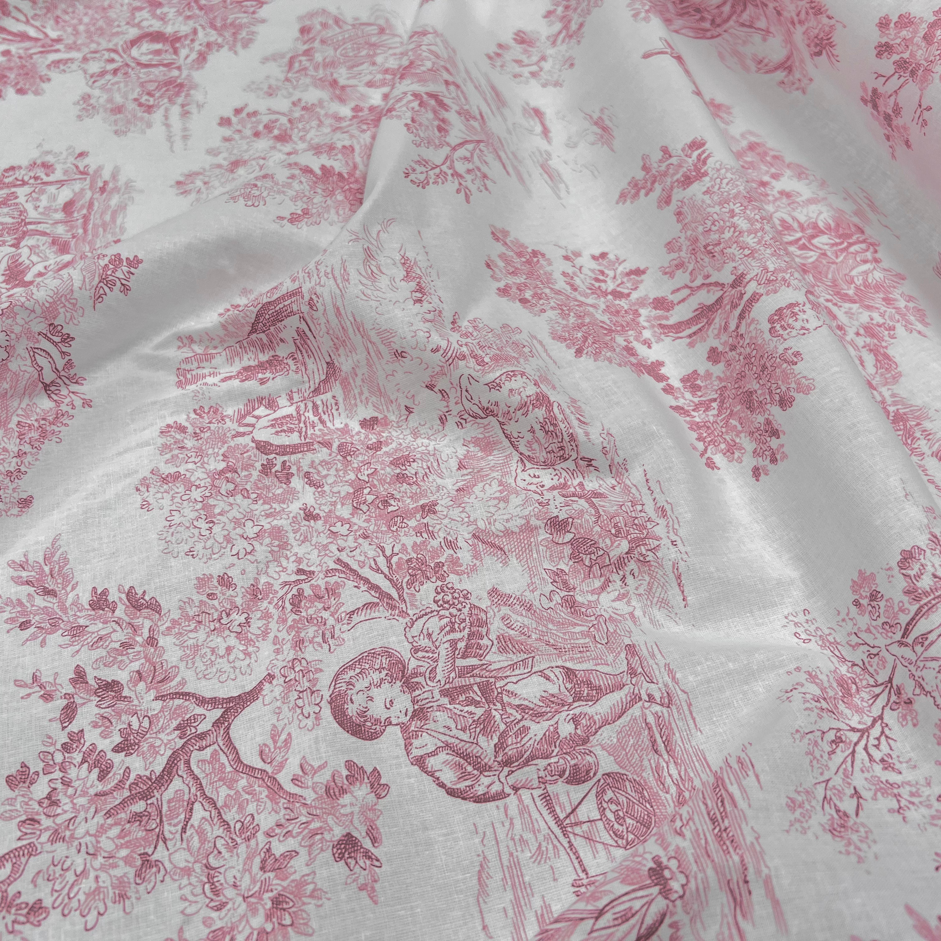 PERCALE DE COTON MANON ROUGE - My Little Coupon