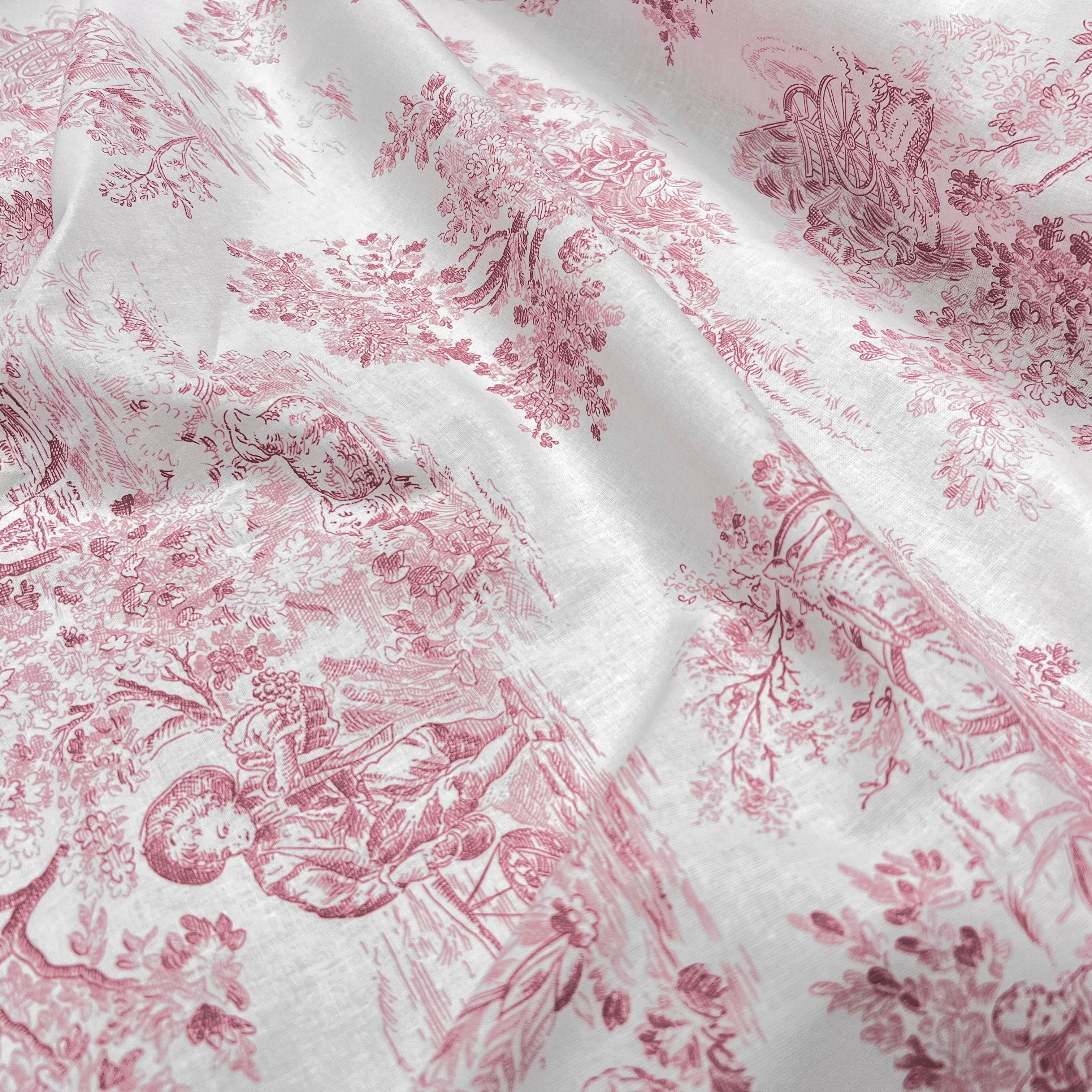 PERCALE DE COTON MANON ROUGE - My Little Coupon