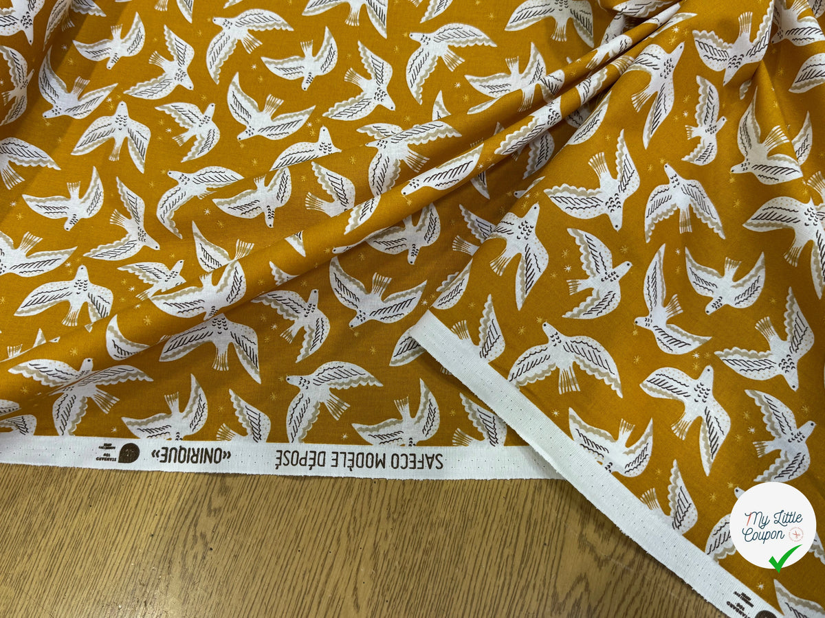 PERCALE DE COTON ONIRIQUE PEANUT 150 CM - My Little Coupon