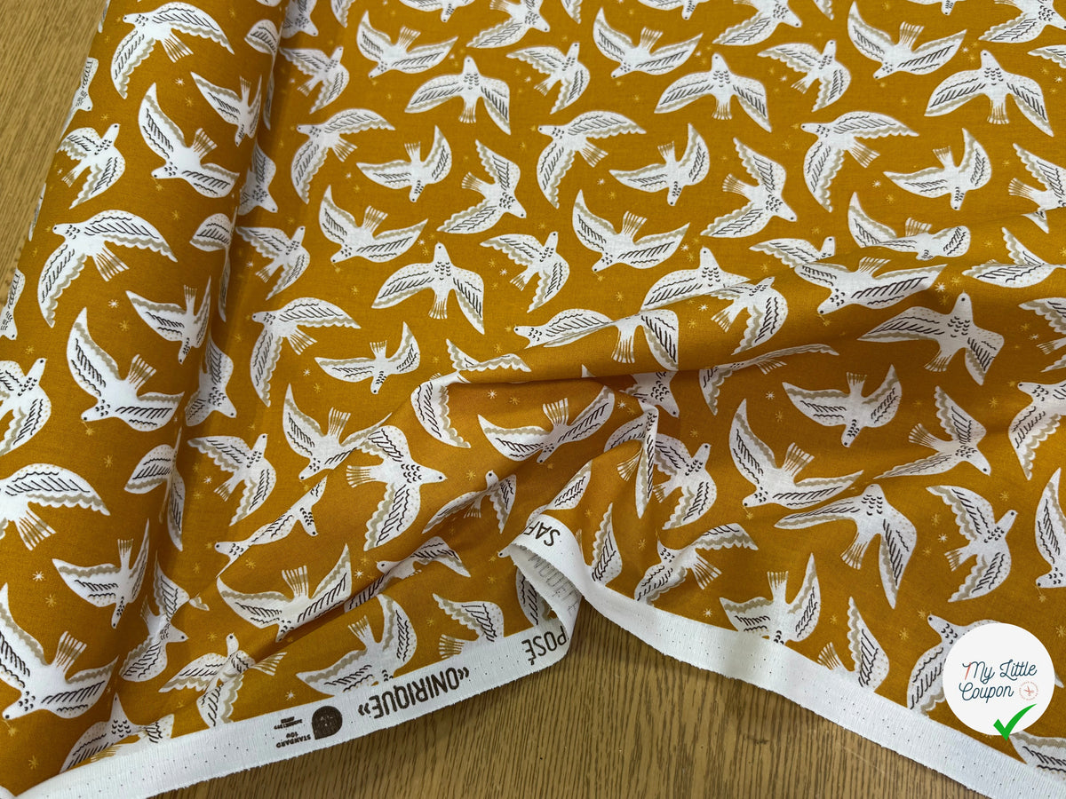 PERCALE DE COTON ONIRIQUE PEANUT 150 CM - My Little Coupon