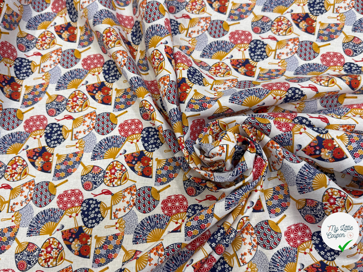 PERCALE DE COTON OOLONG BLANC 150 CM - My Little Coupon