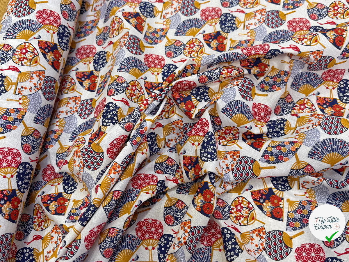 PERCALE DE COTON OOLONG BLANC 150 CM - My Little Coupon