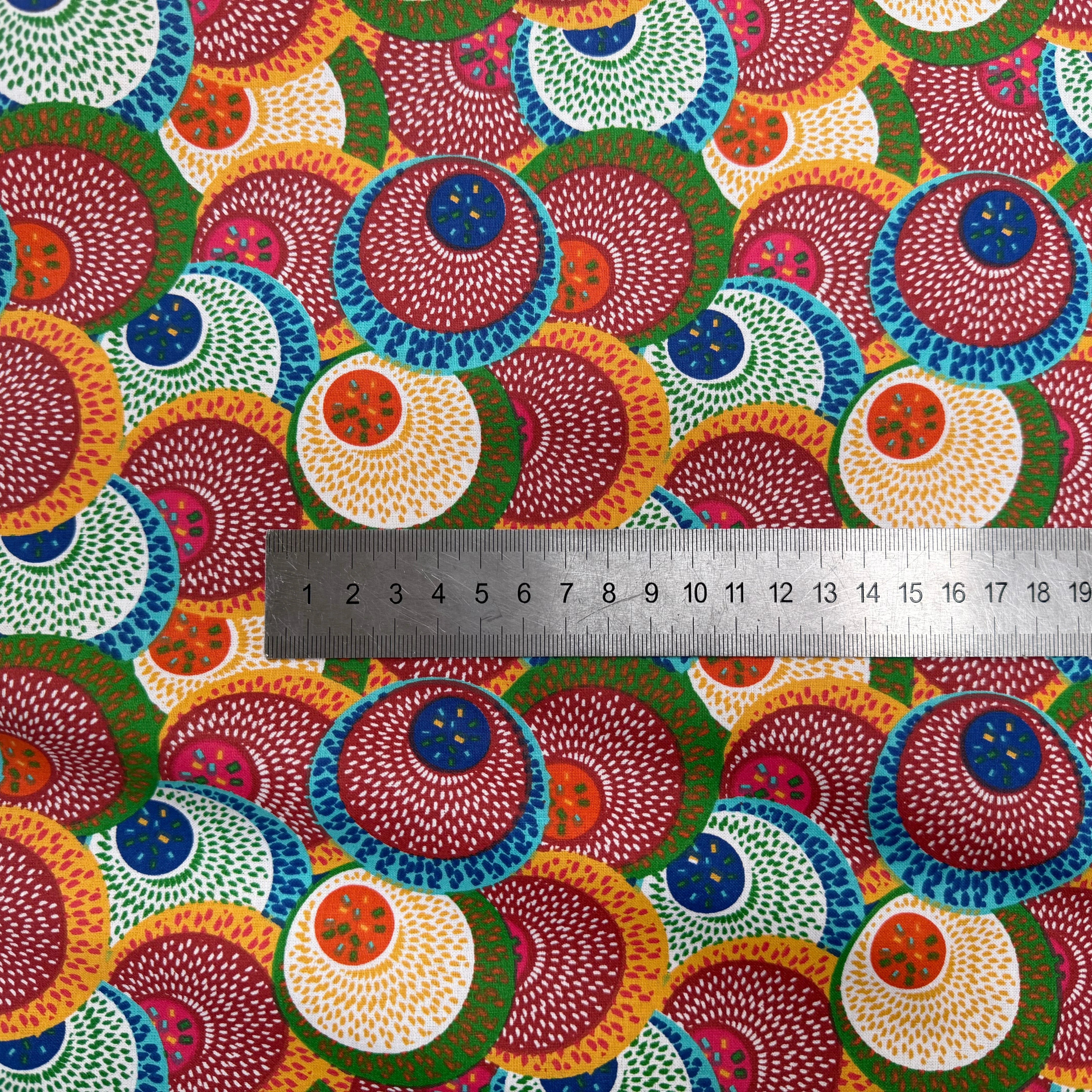 PERCALE DE COTON SAHEL MULTICO 150 CM - My Little Coupon