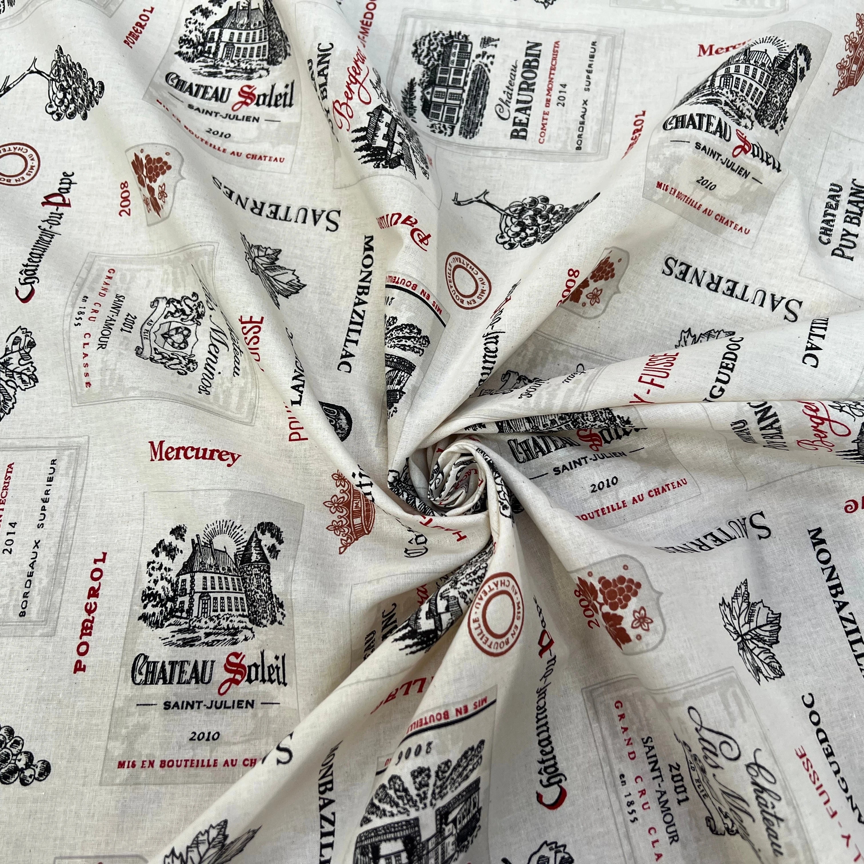 PERCALE DE COTON SOMMELIER ECRU 150 CM - My Little Coupon