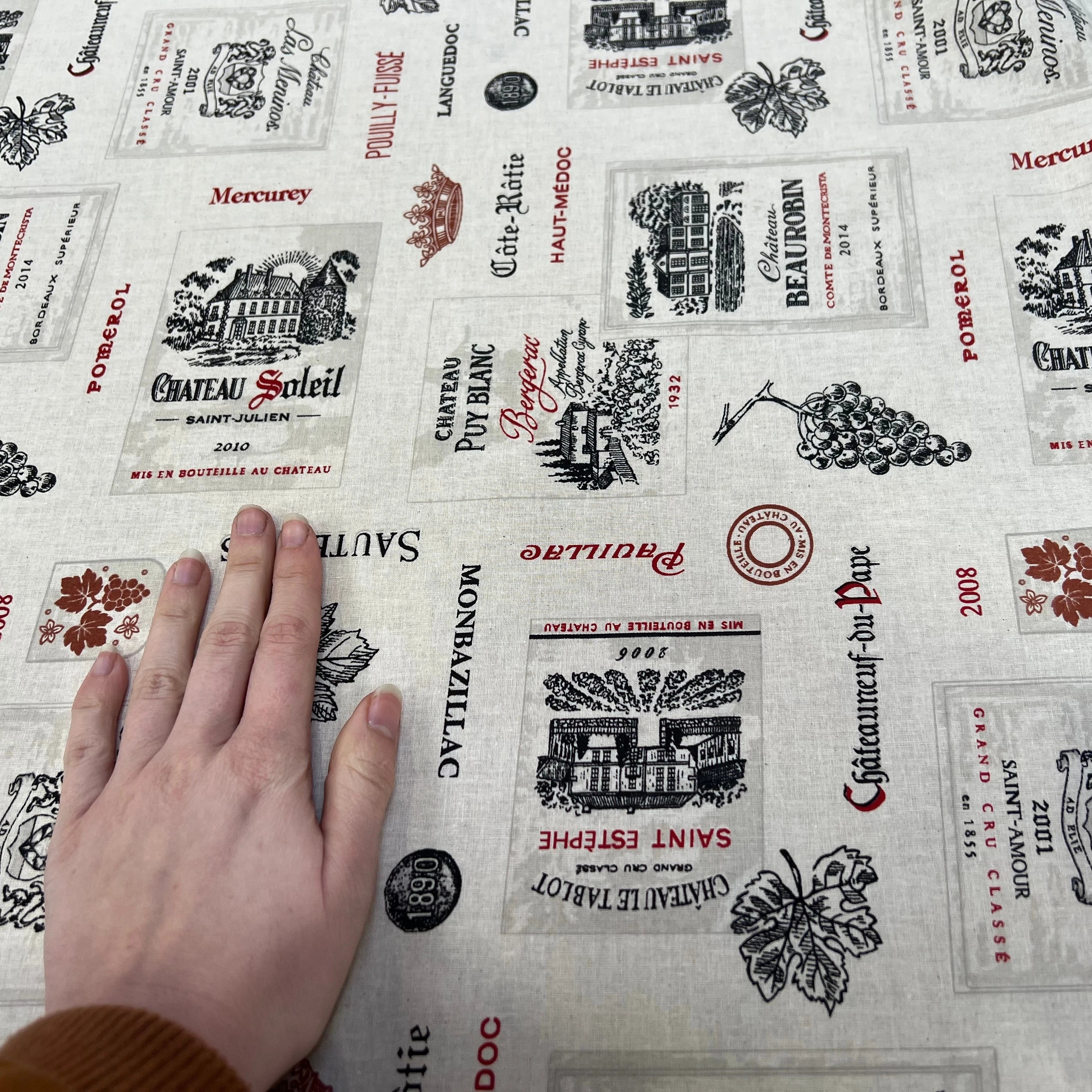 PERCALE DE COTON SOMMELIER ECRU 150 CM - My Little Coupon