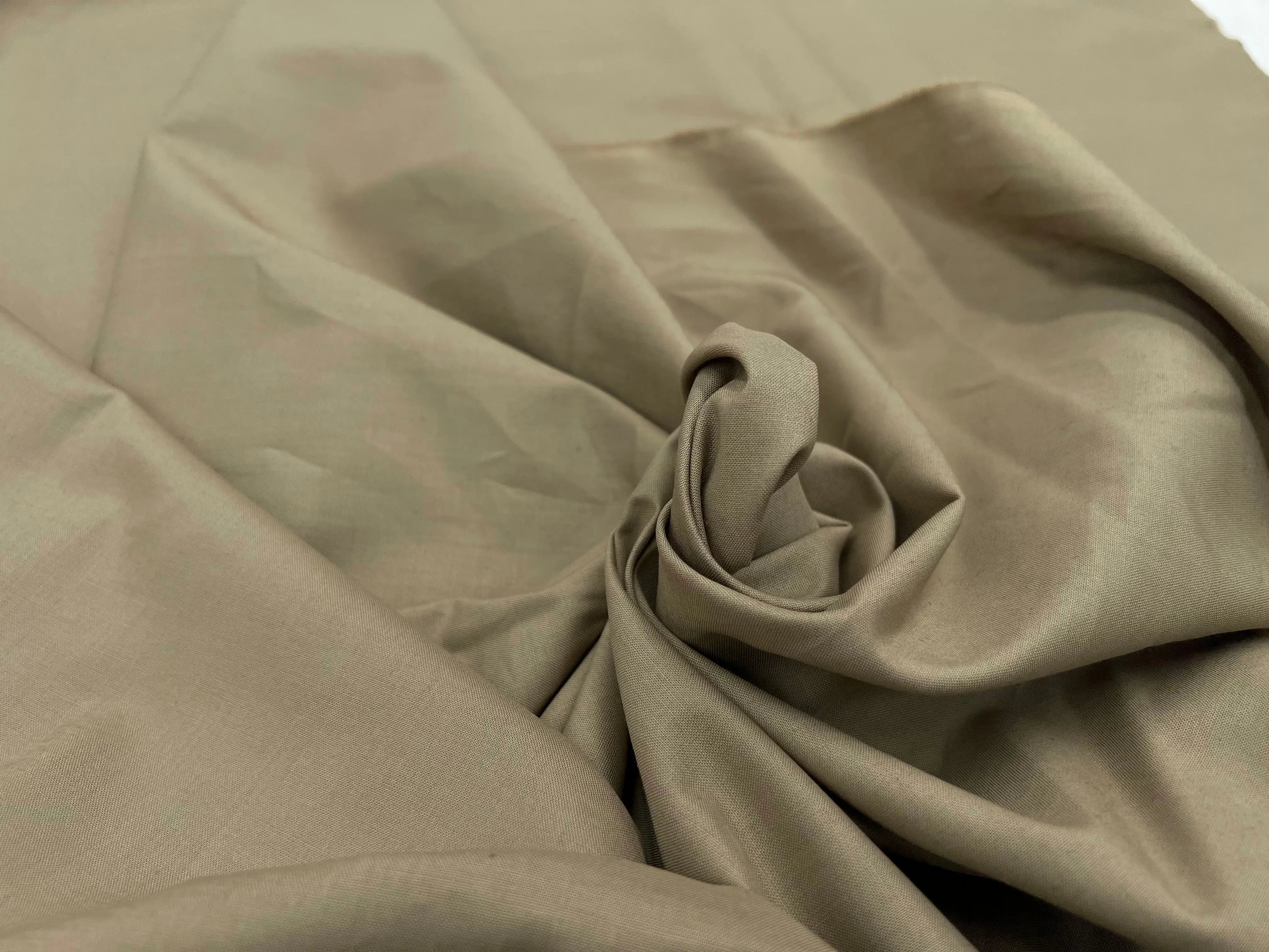 PERCALE DE COTON TABAC - coupon de tissu de 3 mĂštres - My Little Coupon - tissu - coudre
