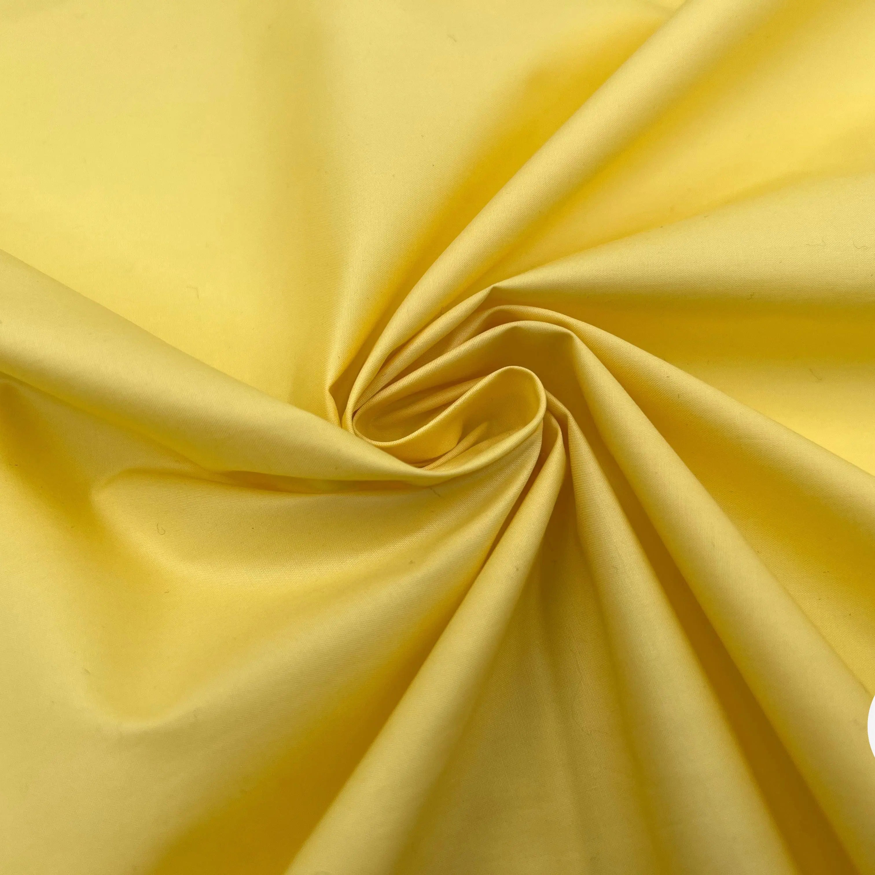 PERCALE ENDUITE JAUNE MAÎS - My Little Coupon - tissu - coudre