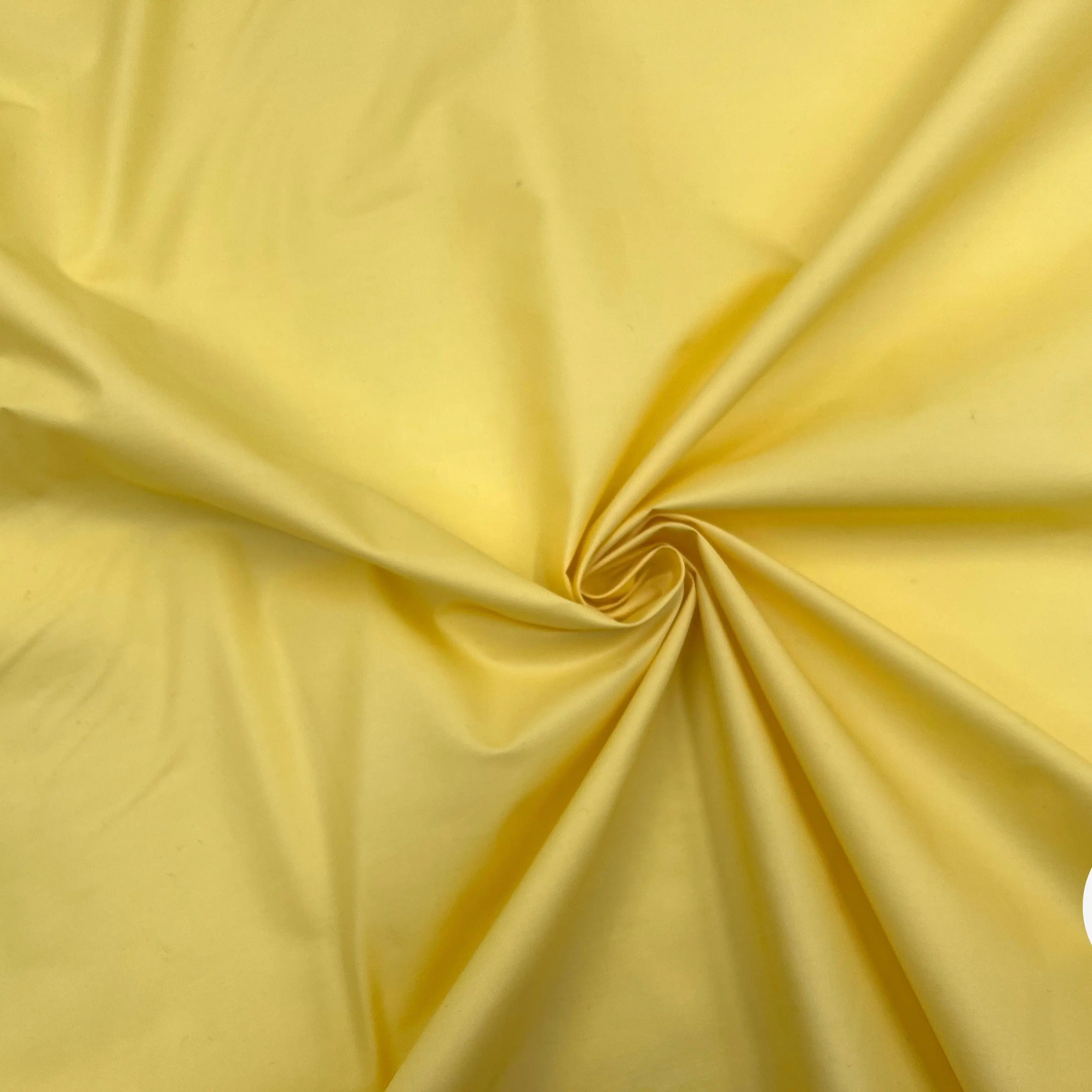 PERCALE ENDUITE JAUNE MAÎS - My Little Coupon - tissu - coudre