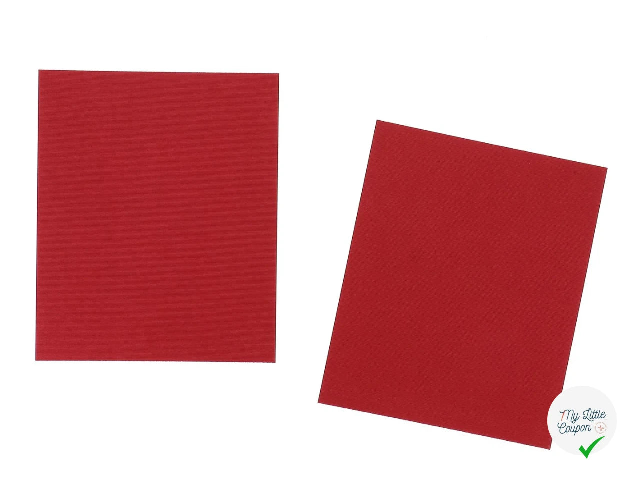 PIÈCES DE RÉPARATIONS AUTOCOLLANTES EN NYLON - BURGUNDI - My Little Coupon