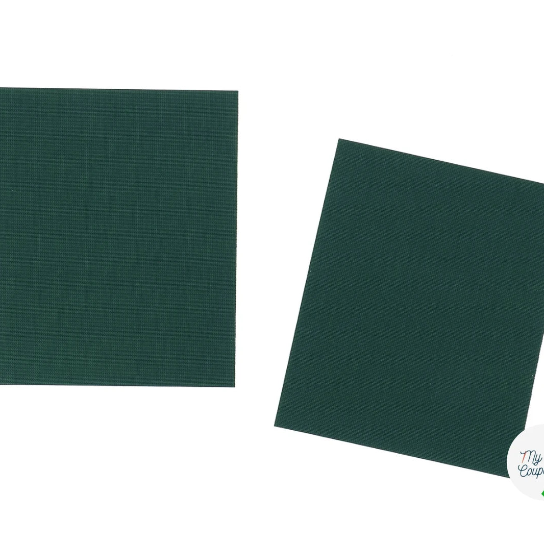 PIÈCES DE RÉPARATIONS AUTOCOLLANTES EN NYLON - DARK GREEN - My Little Coupon
