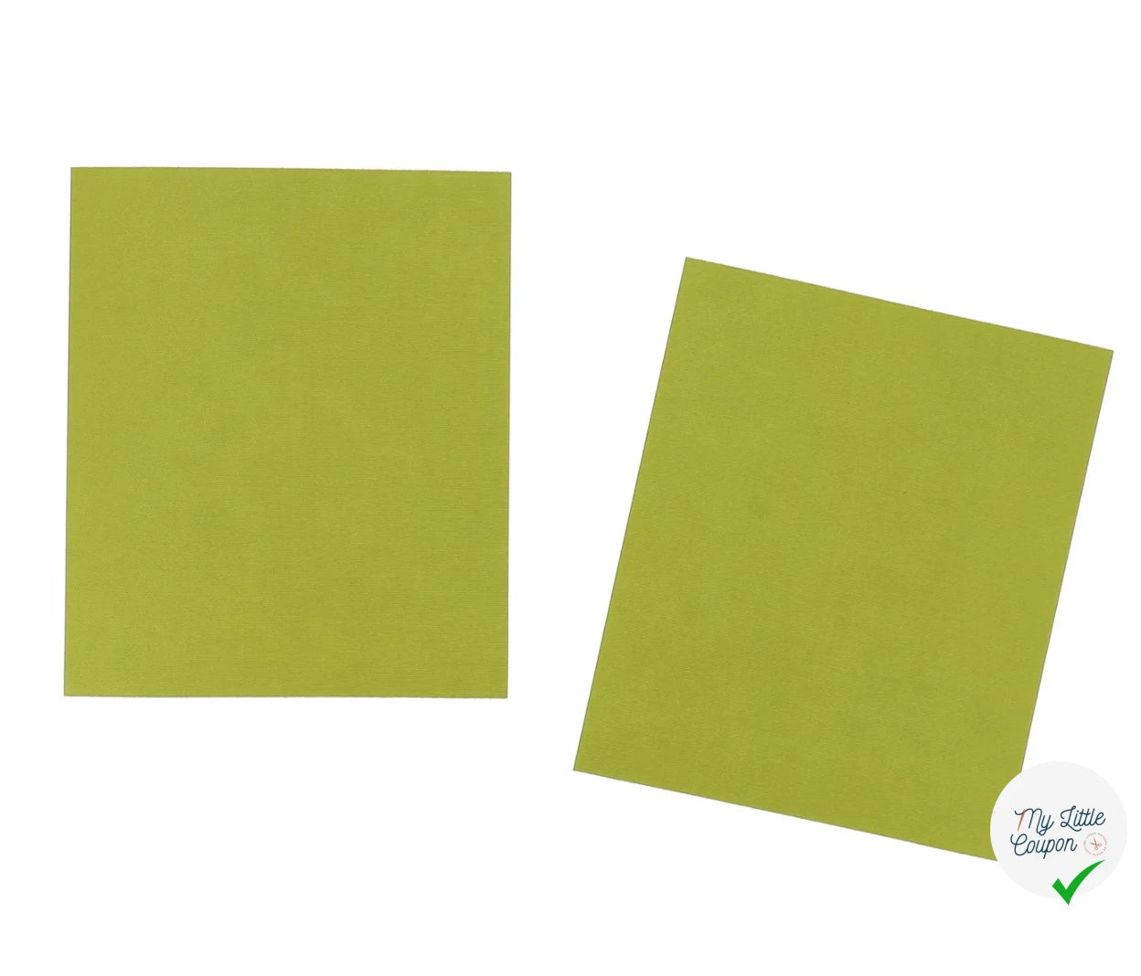 PIÈCES DE RÉPARATIONS AUTOCOLLANTES EN NYLON - LEAF GREEN - My Little Coupon