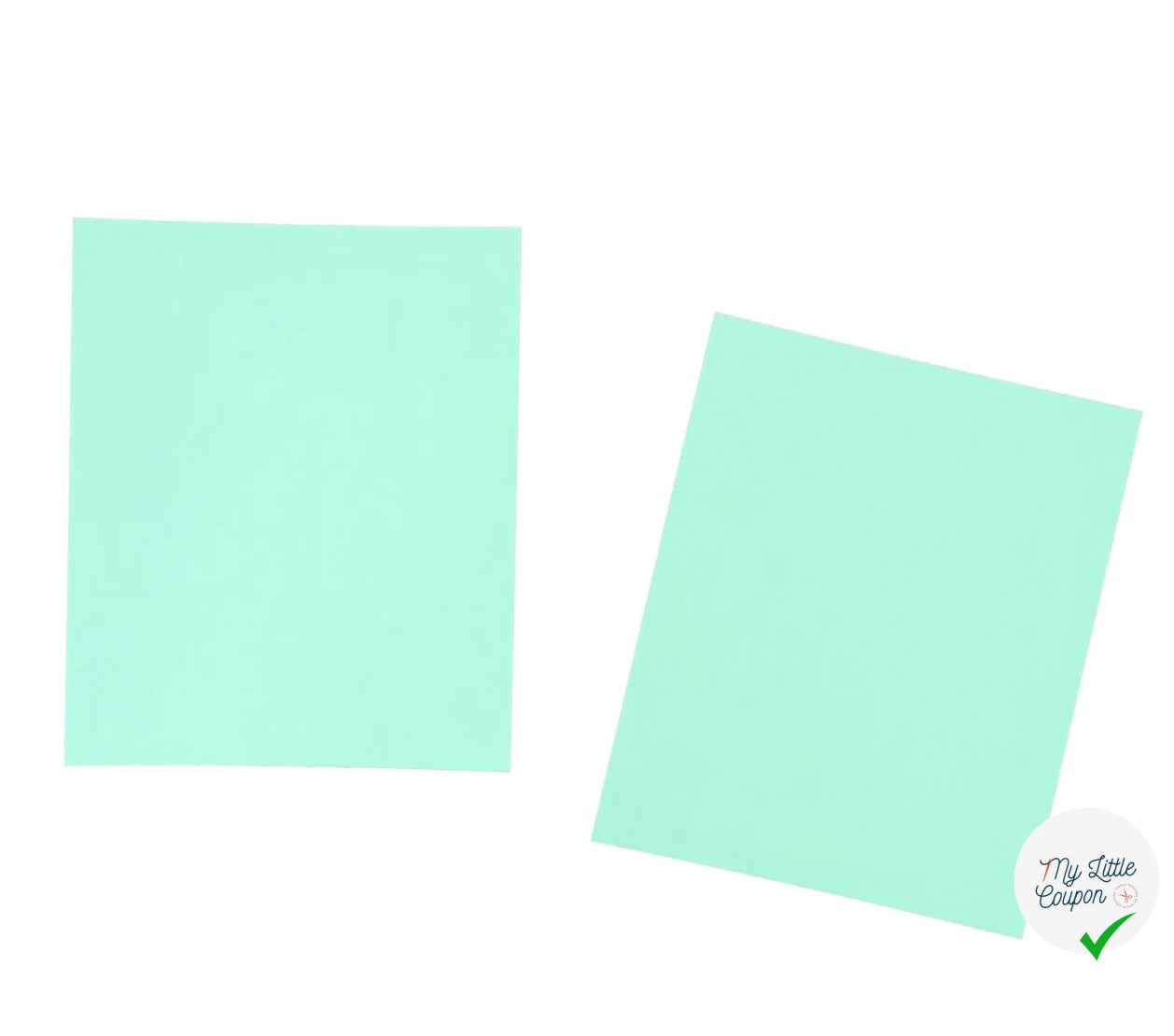 PIÈCES DE RÉPARATIONS AUTOCOLLANTES EN NYLON - MINT GREEN - My Little Coupon