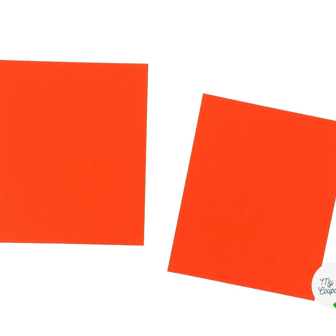 PIÈCES DE RÉPARATIONS AUTOCOLLANTES EN NYLON - NEON ORANGE - My Little Coupon