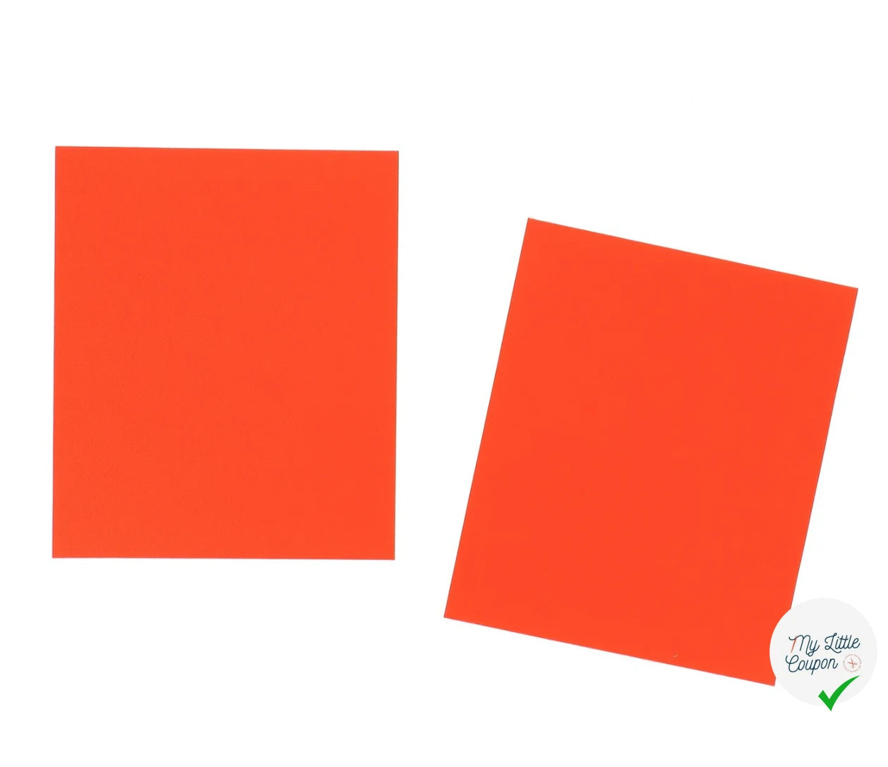 PIÈCES DE RÉPARATIONS AUTOCOLLANTES EN NYLON - ORANGE - My Little Coupon