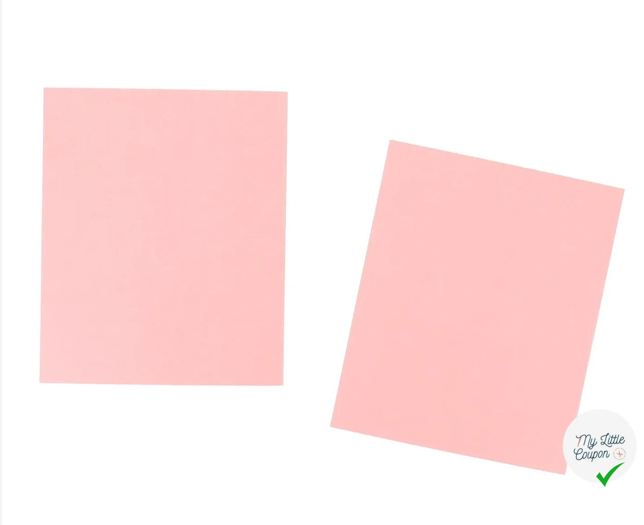 PIÈCES DE RÉPARATIONS AUTOCOLLANTES EN NYLON - PASTEL PINK - My Little Coupon