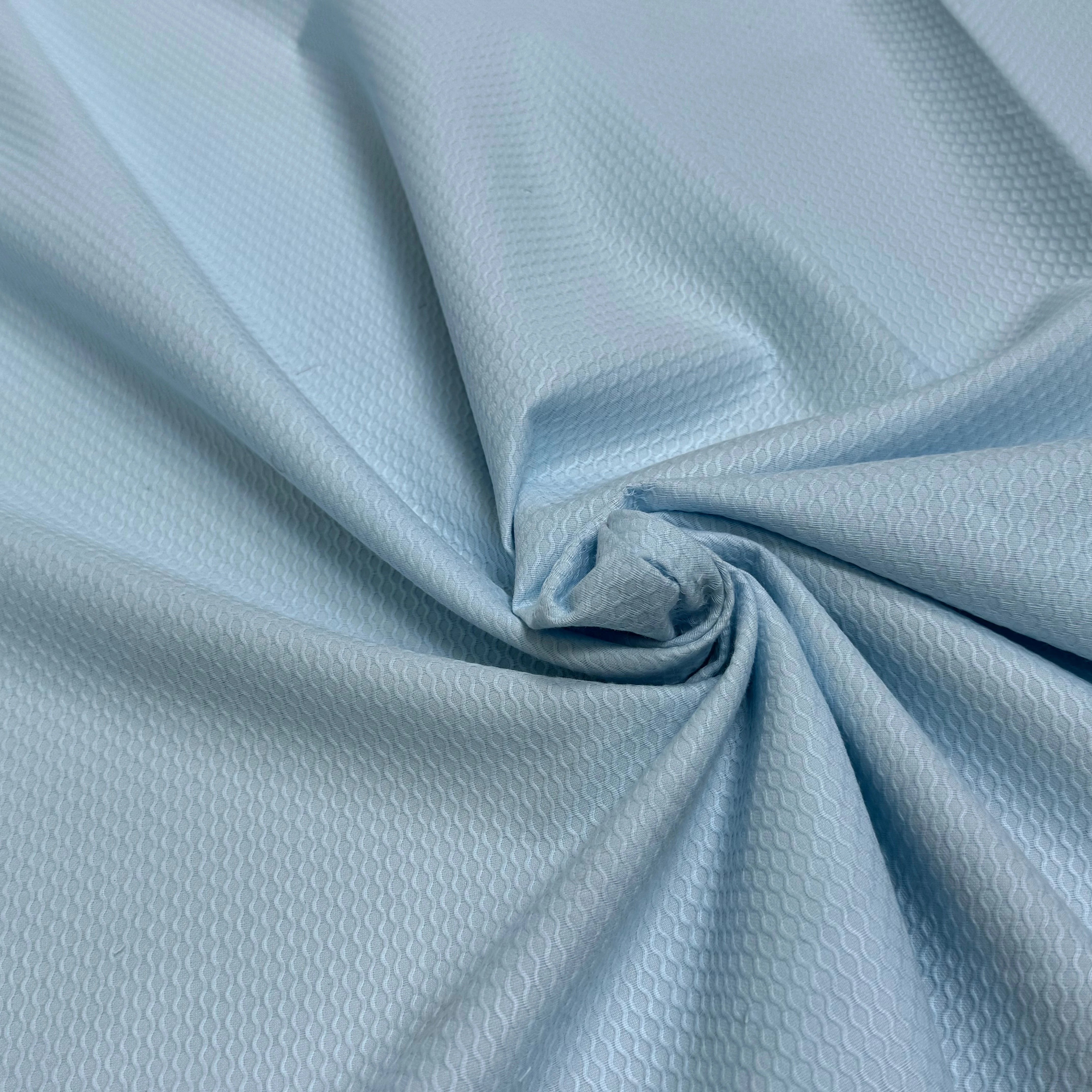 PIQUÉ DE COTON BLEU CIEL - My Little Coupon