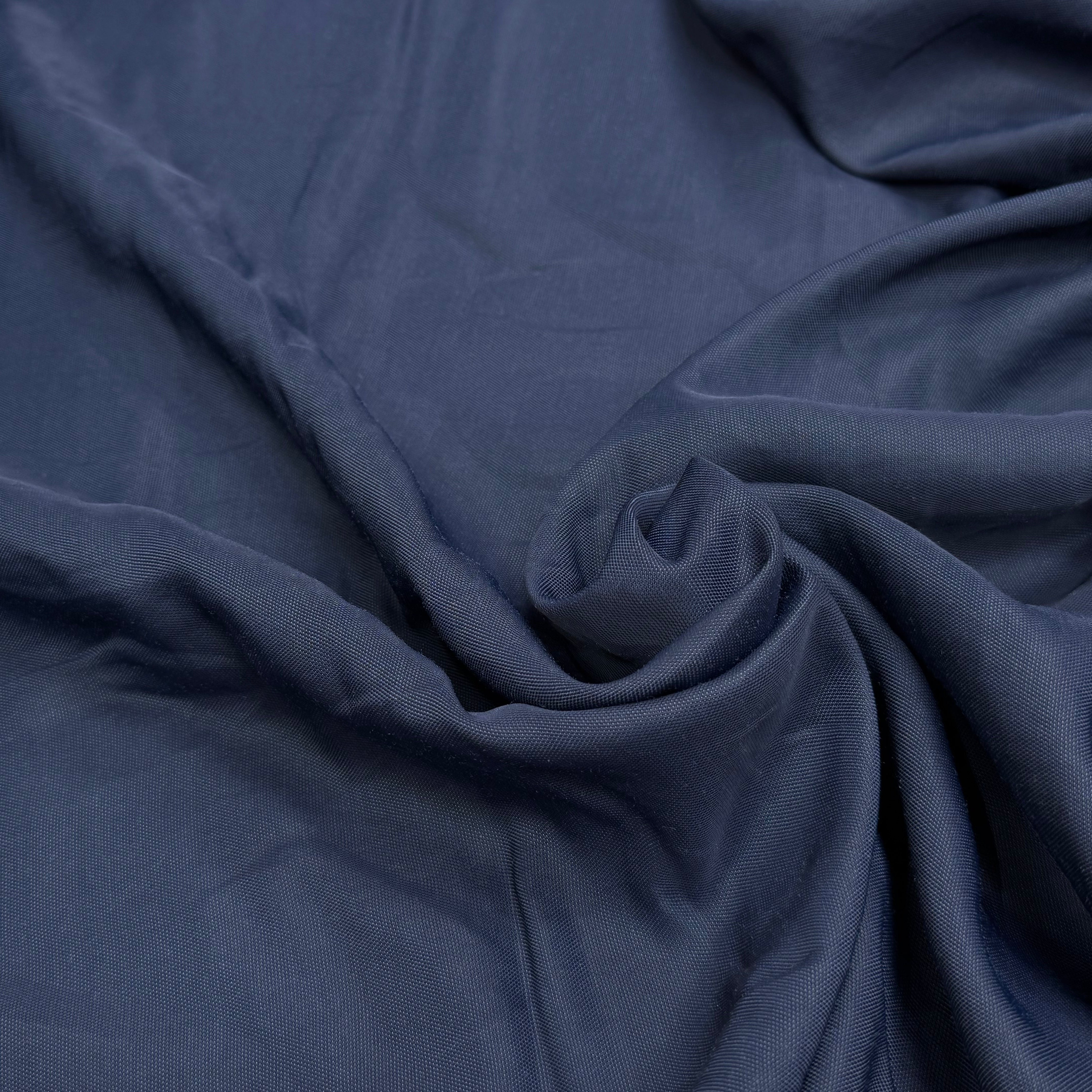 PIQUÉ DE COTON ULTRA FLUIDE BLEU MARINE - My Little Coupon