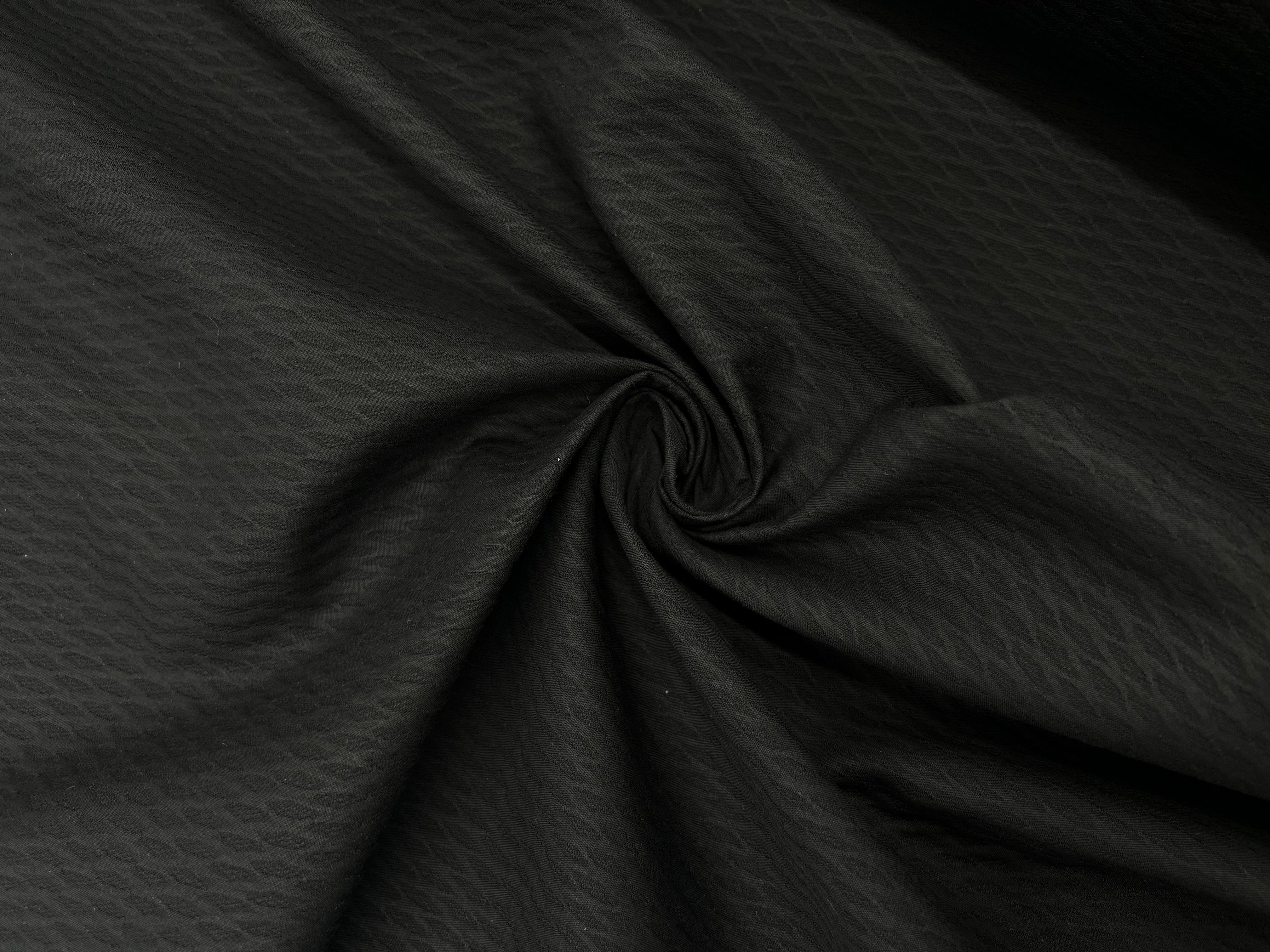 PIQUÉ LOSANGE NOIR PROFOND NOIR MSO