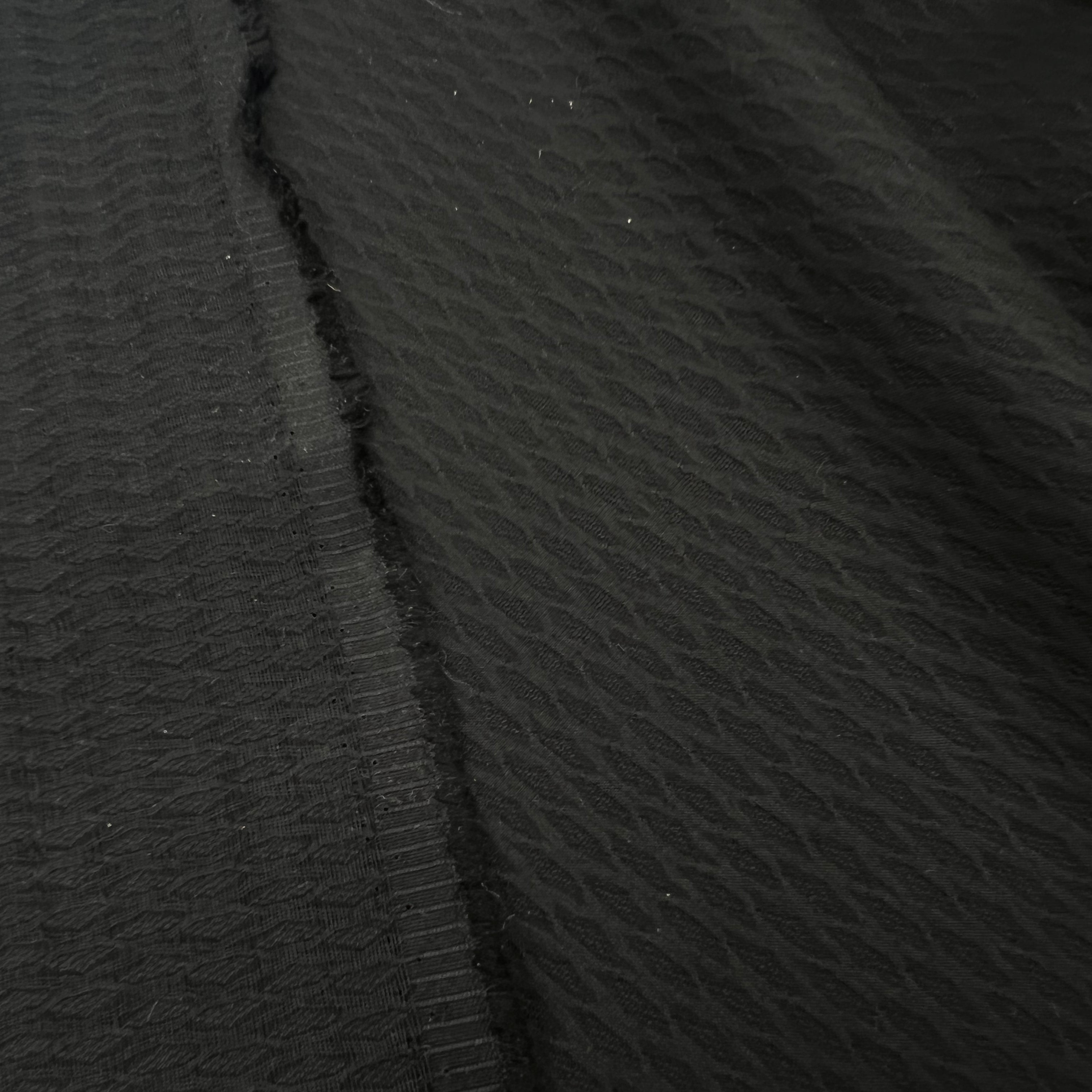 PIQUÉ LOSANGE NOIR PROFOND NOIR MSO