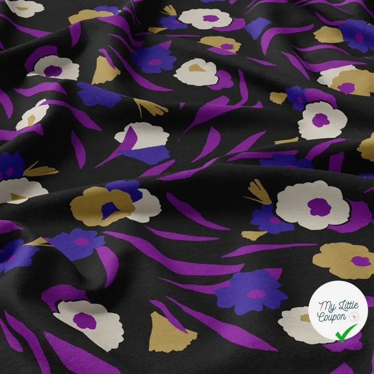 PLA 10M VISCOSE GEOIA NOIR / VIOLET 1B D2 150 - My Little Coupon