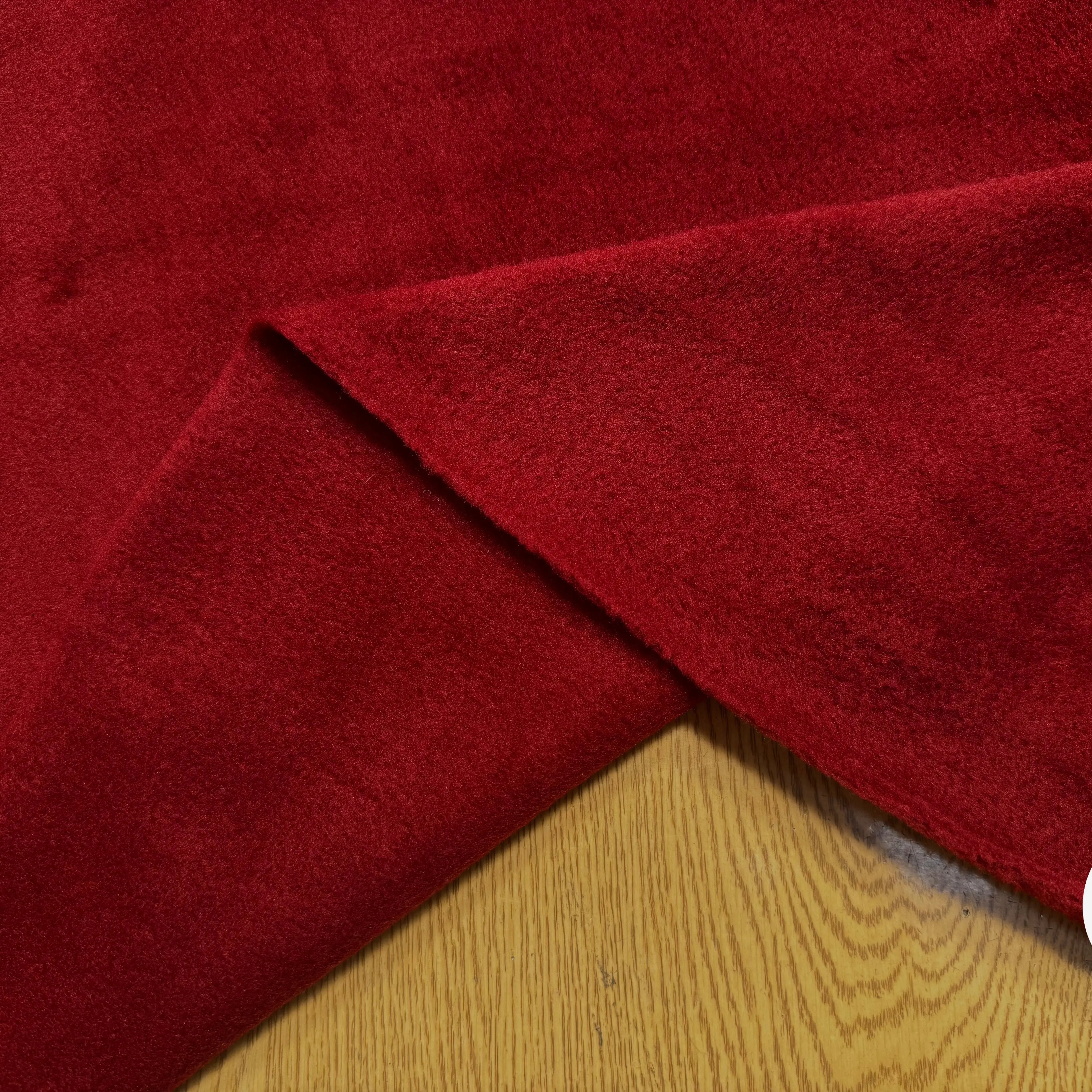 POLAIRE BORDEAUX UNI ÉPAIS DOUBLE FACE - My Little Coupon