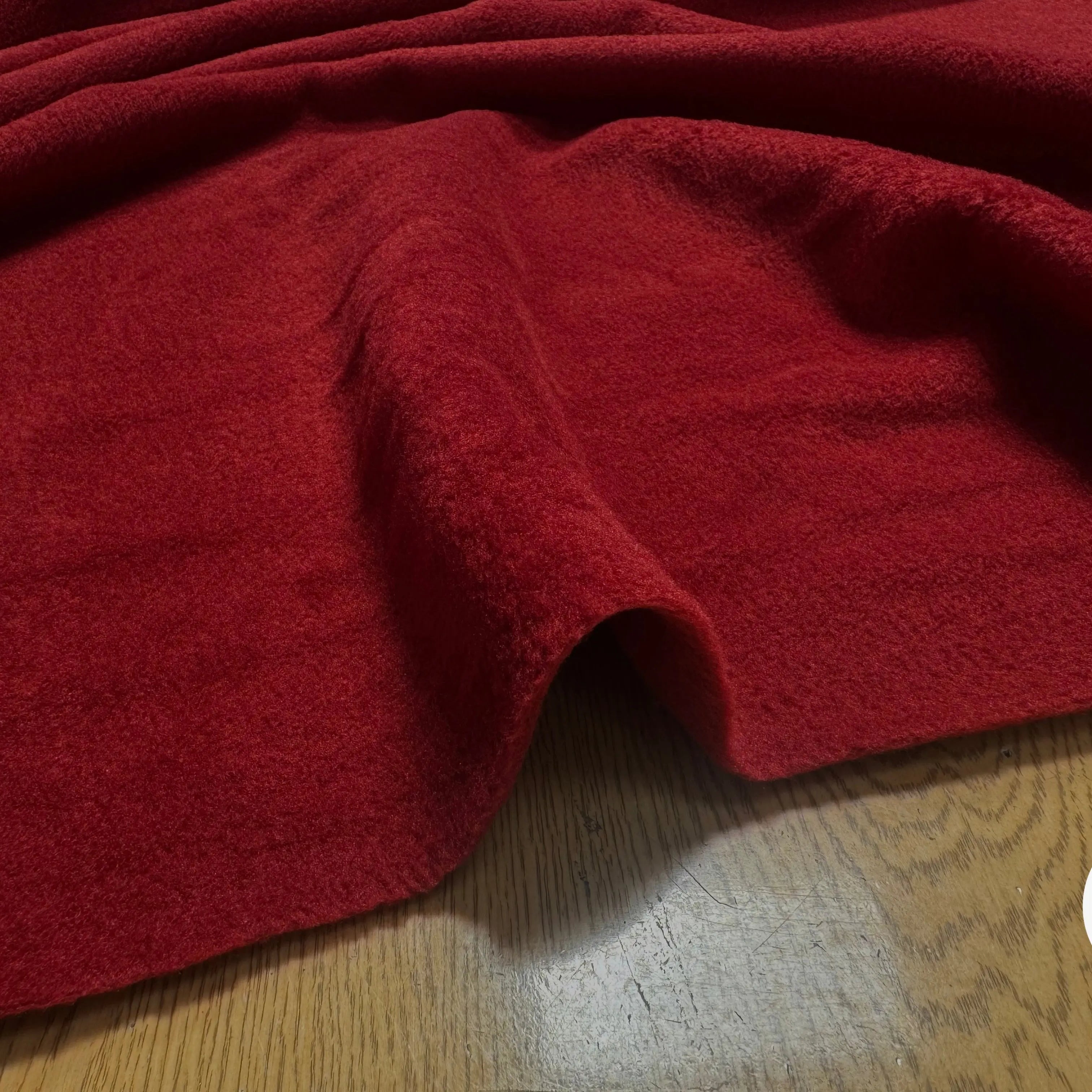 POLAIRE BORDEAUX UNI ÉPAIS DOUBLE FACE - My Little Coupon