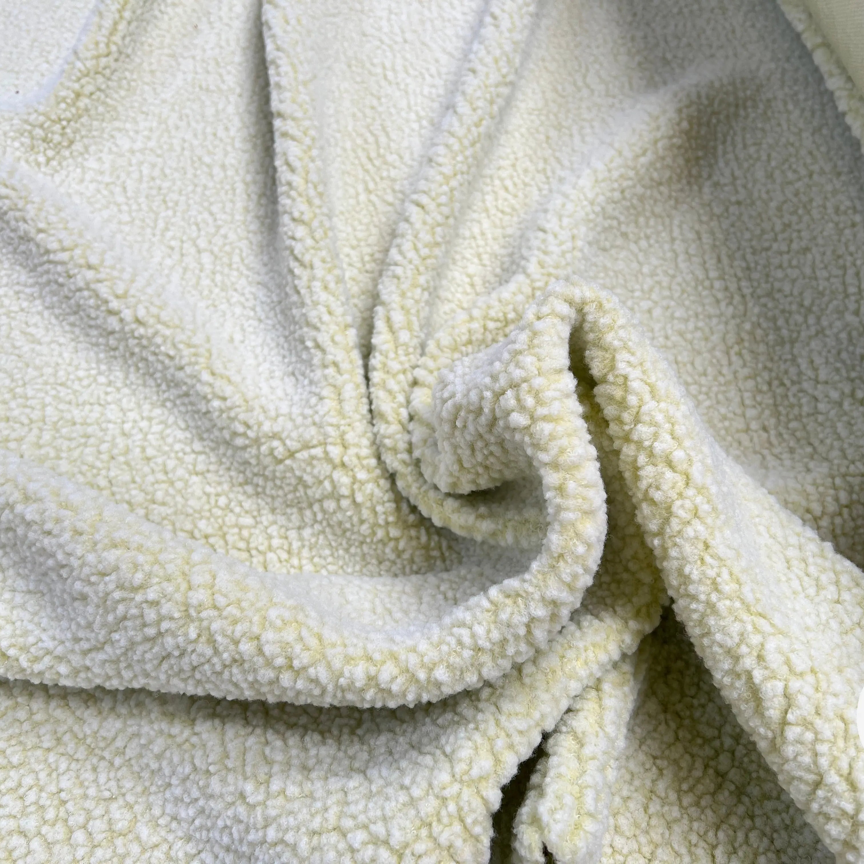 POLAIRE BOUCLETTE LEMON/ECRU - My Little Coupon