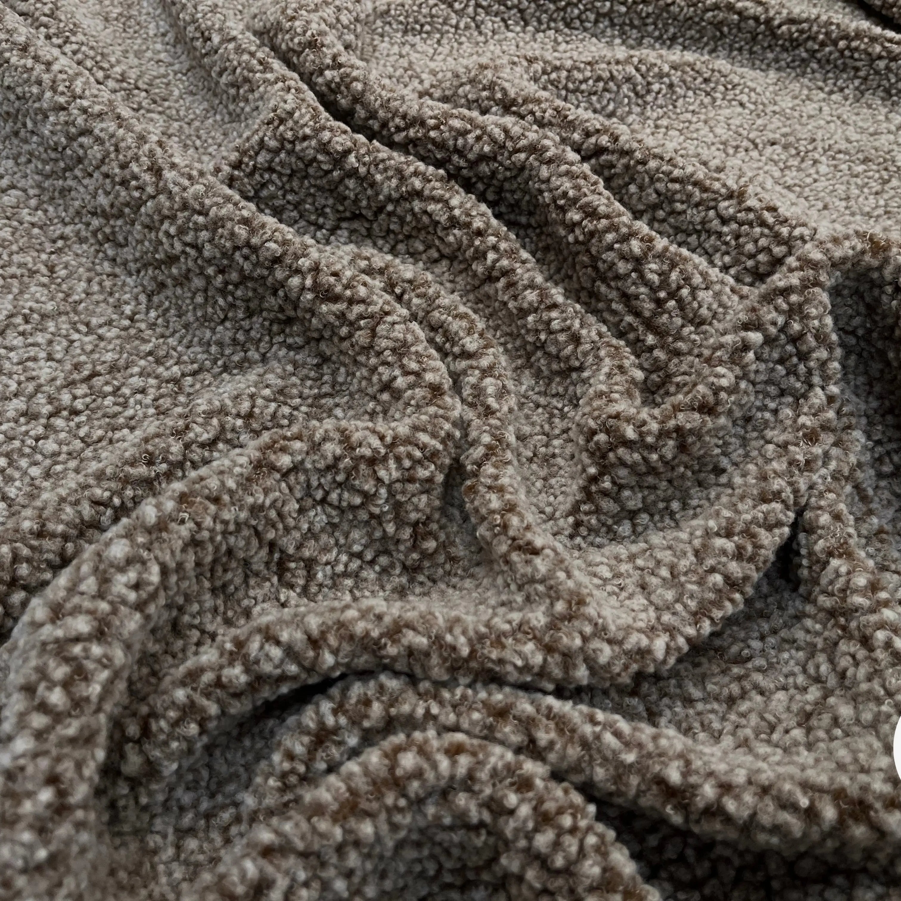 POLAIRE BOUCLETTE MARRON/ECRU - My Little Coupon