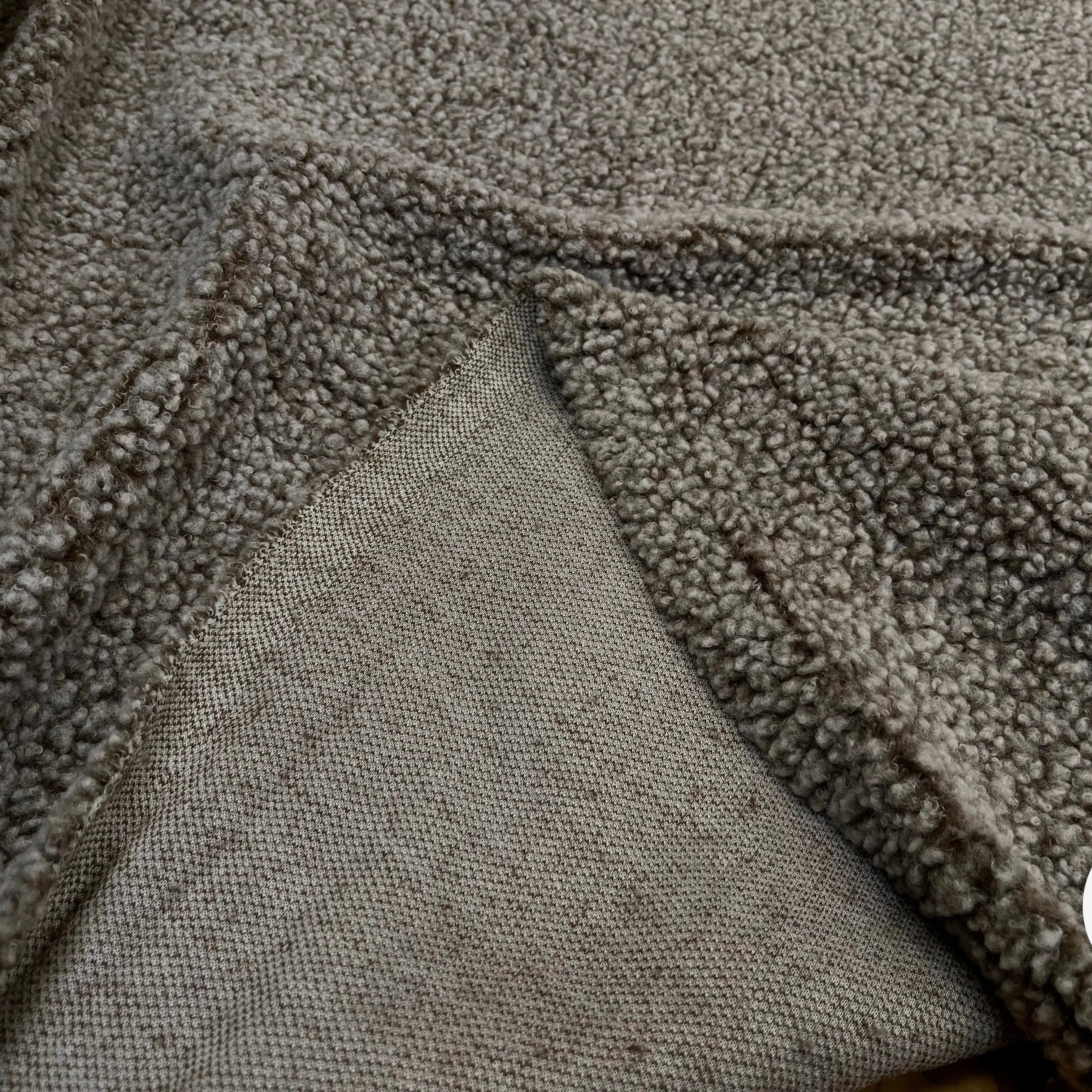 POLAIRE BOUCLETTE MARRON/ECRU - My Little Coupon