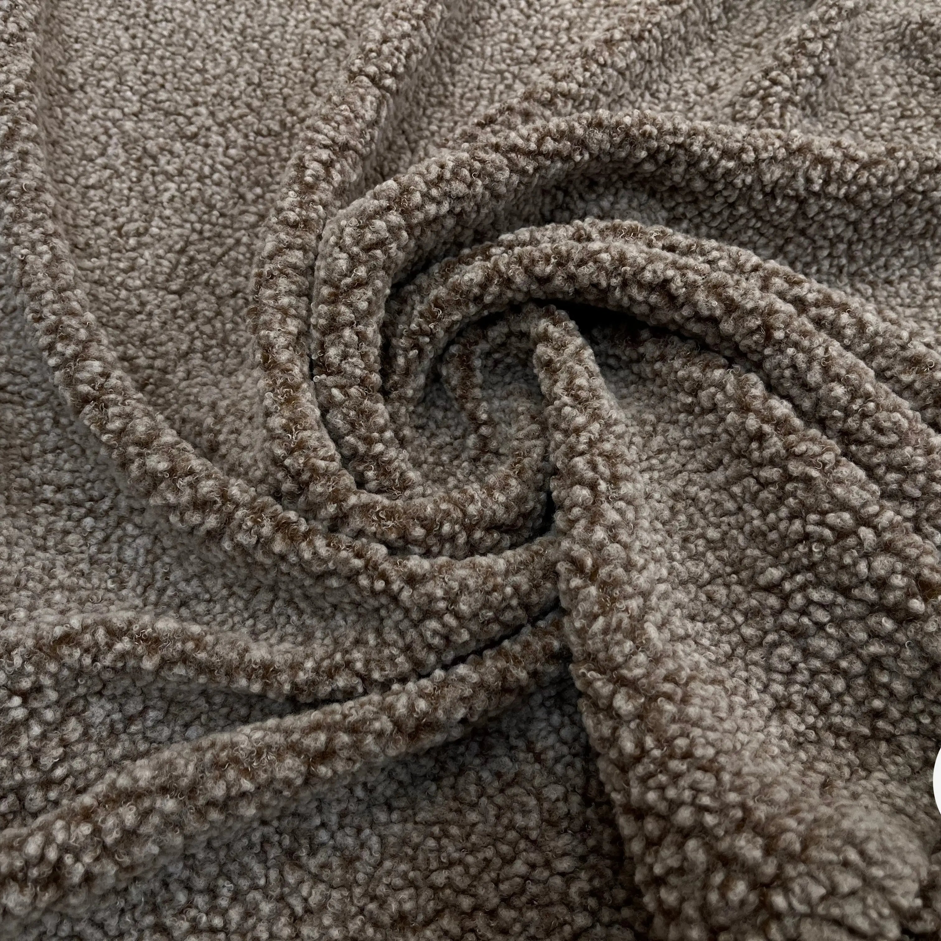 POLAIRE BOUCLETTE MARRON/ECRU - My Little Coupon