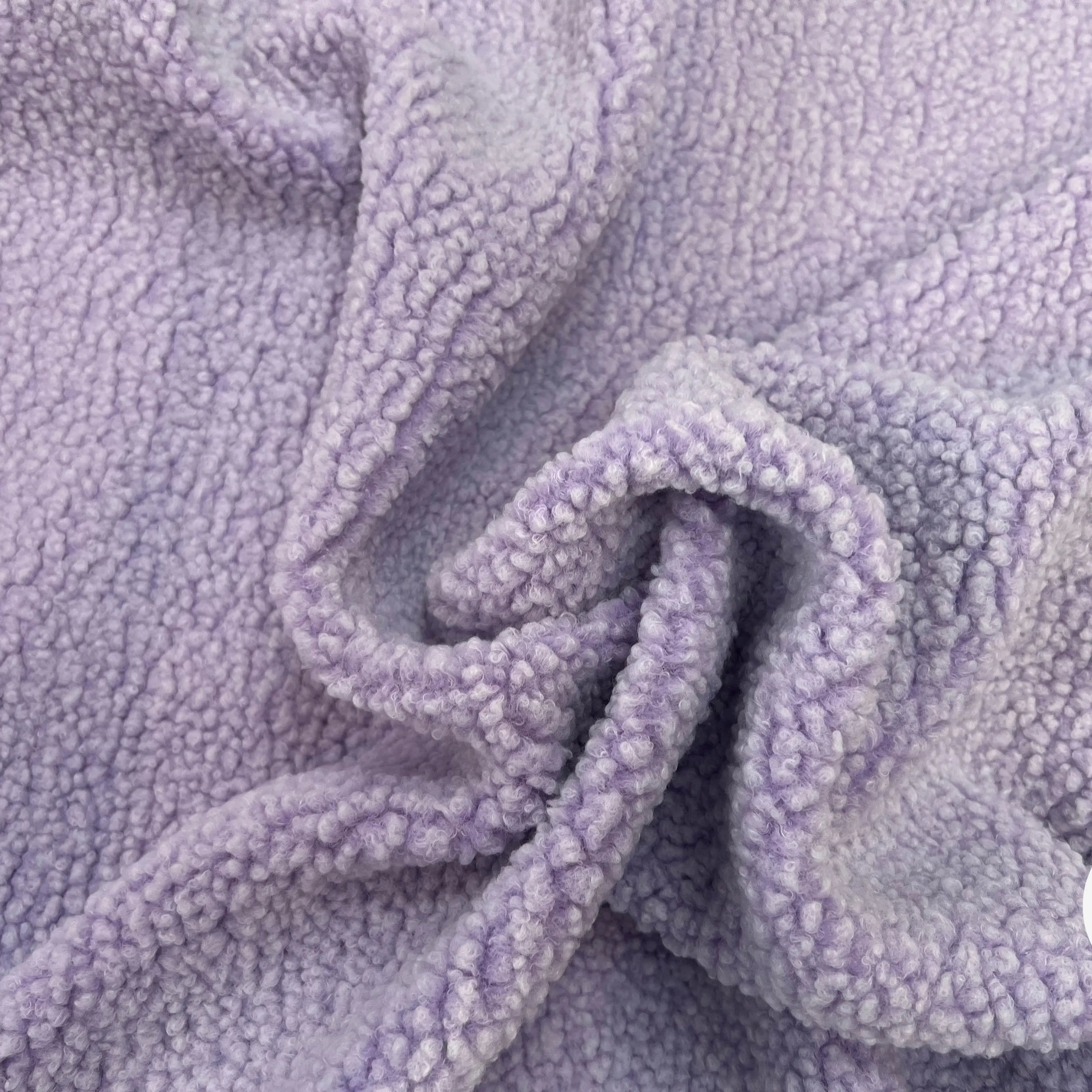 POLAIRE BOUCLETTE PURPLE/ECRU - My Little Coupon