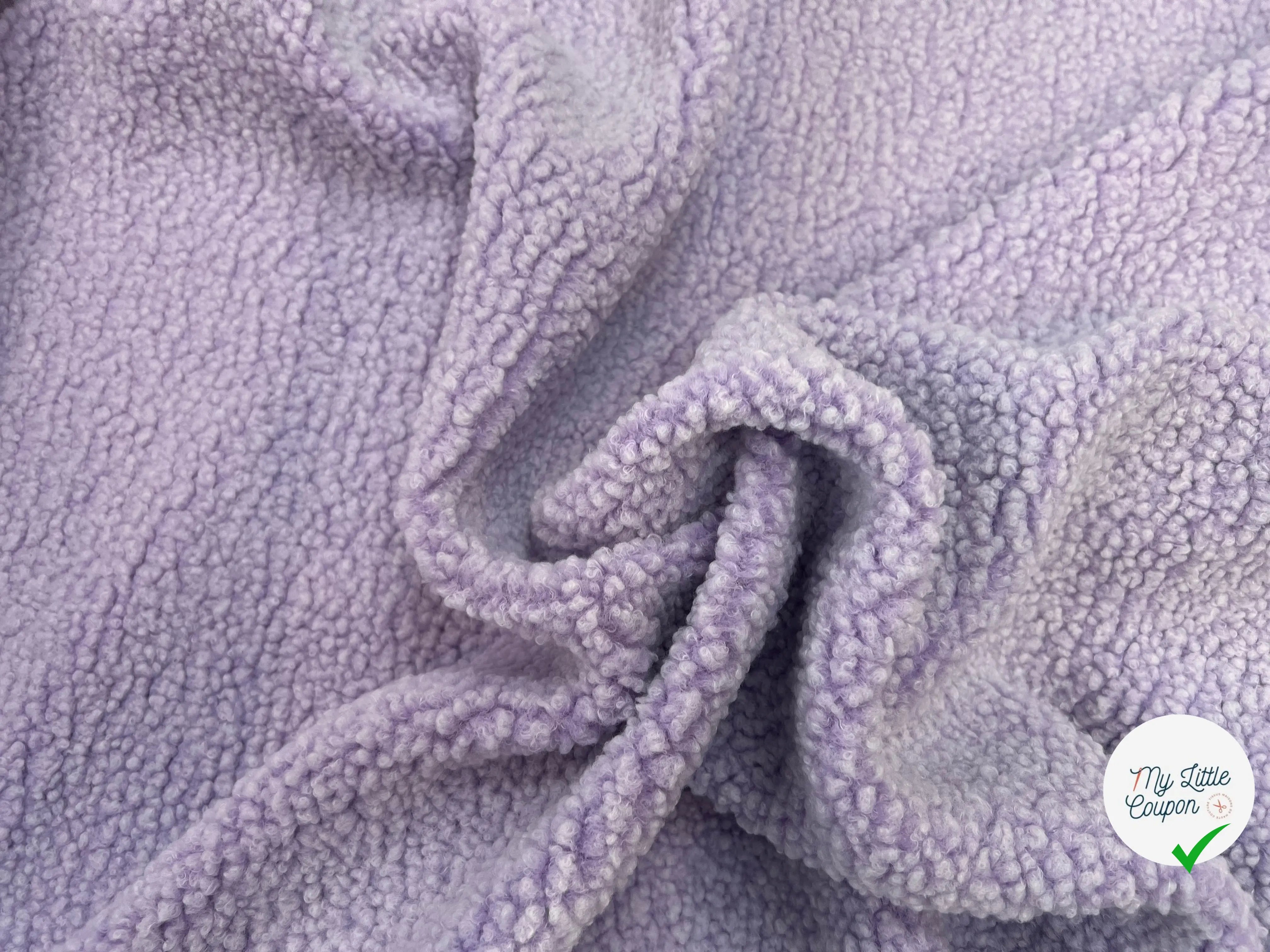POLAIRE BOUCLETTE PURPLE/ECRU - My Little Coupon