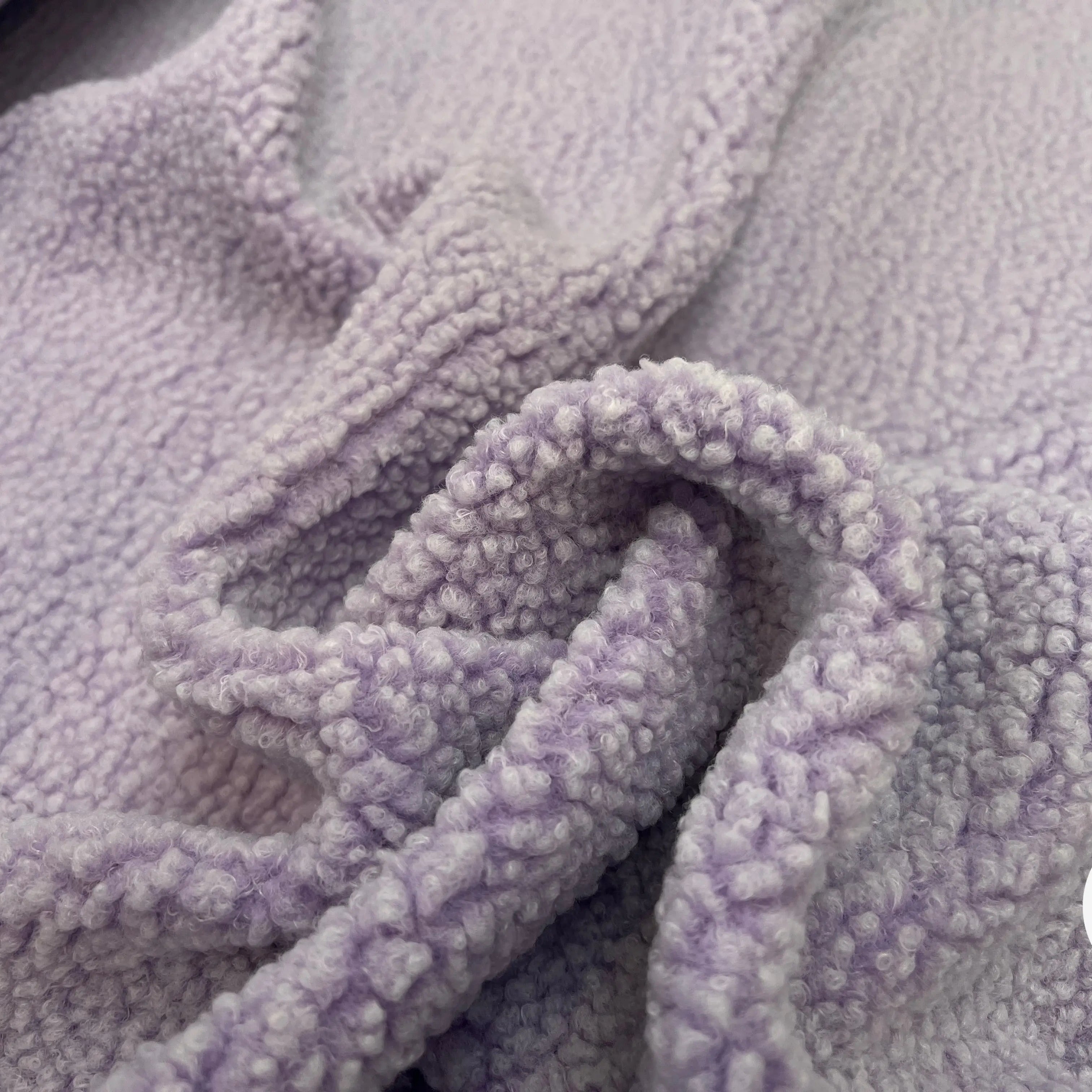 POLAIRE BOUCLETTE PURPLE/ECRU - My Little Coupon