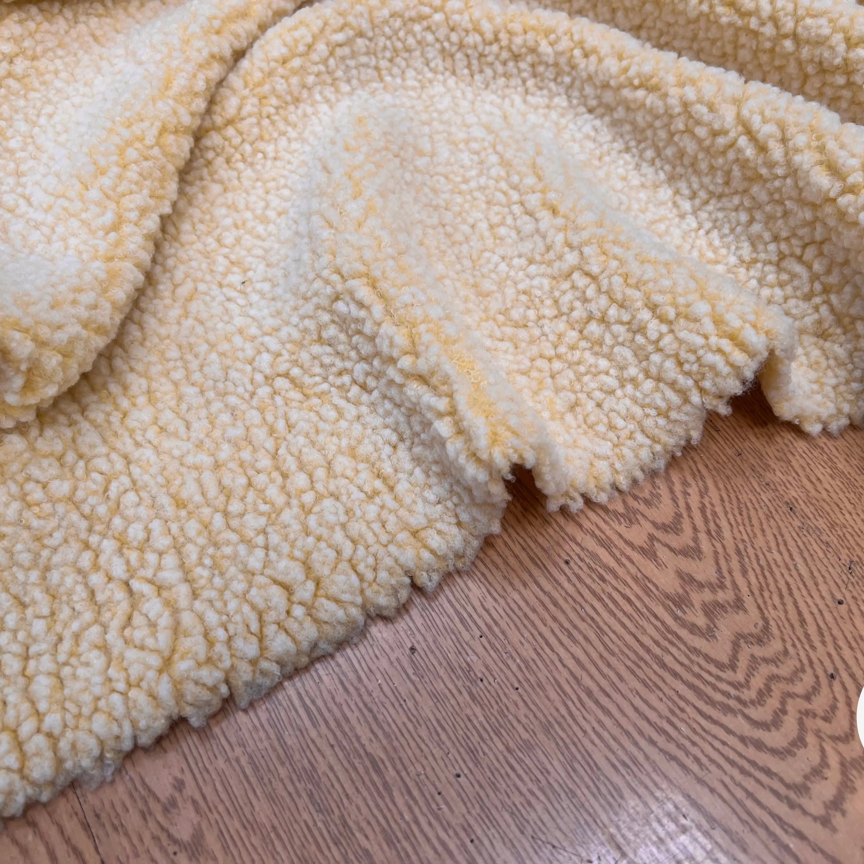 POLAIRE BOUCLETTE YELLOW/ECRU - My Little Coupon