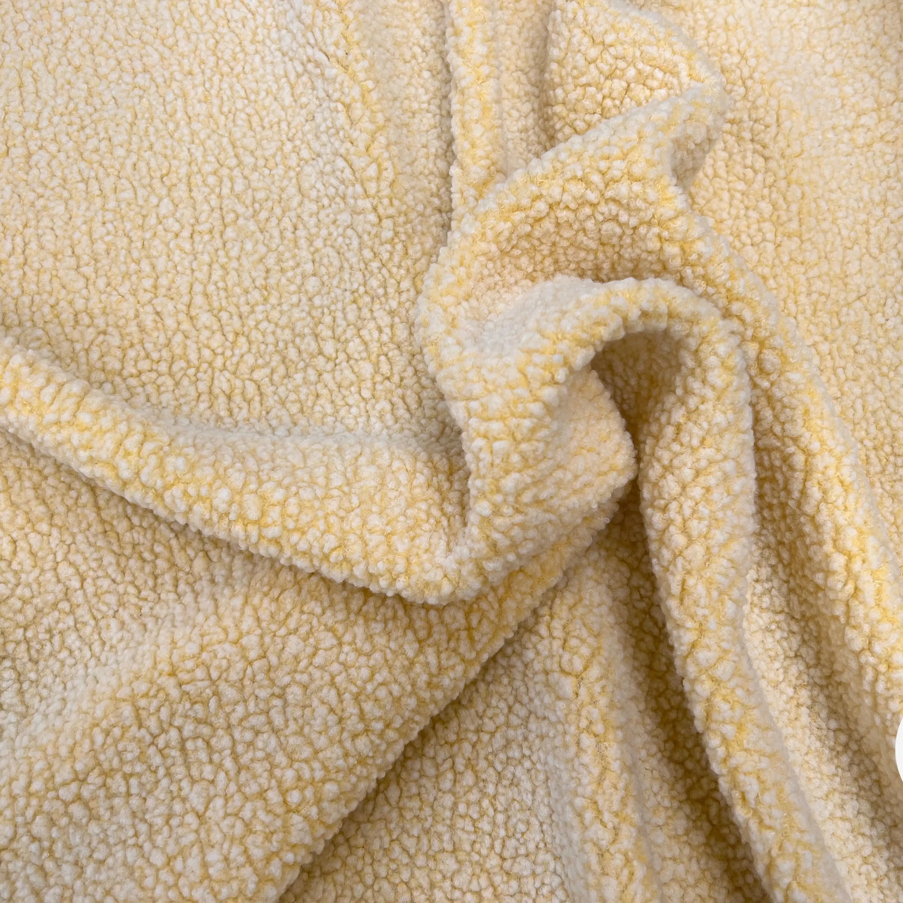 POLAIRE BOUCLETTE YELLOW/ECRU - My Little Coupon