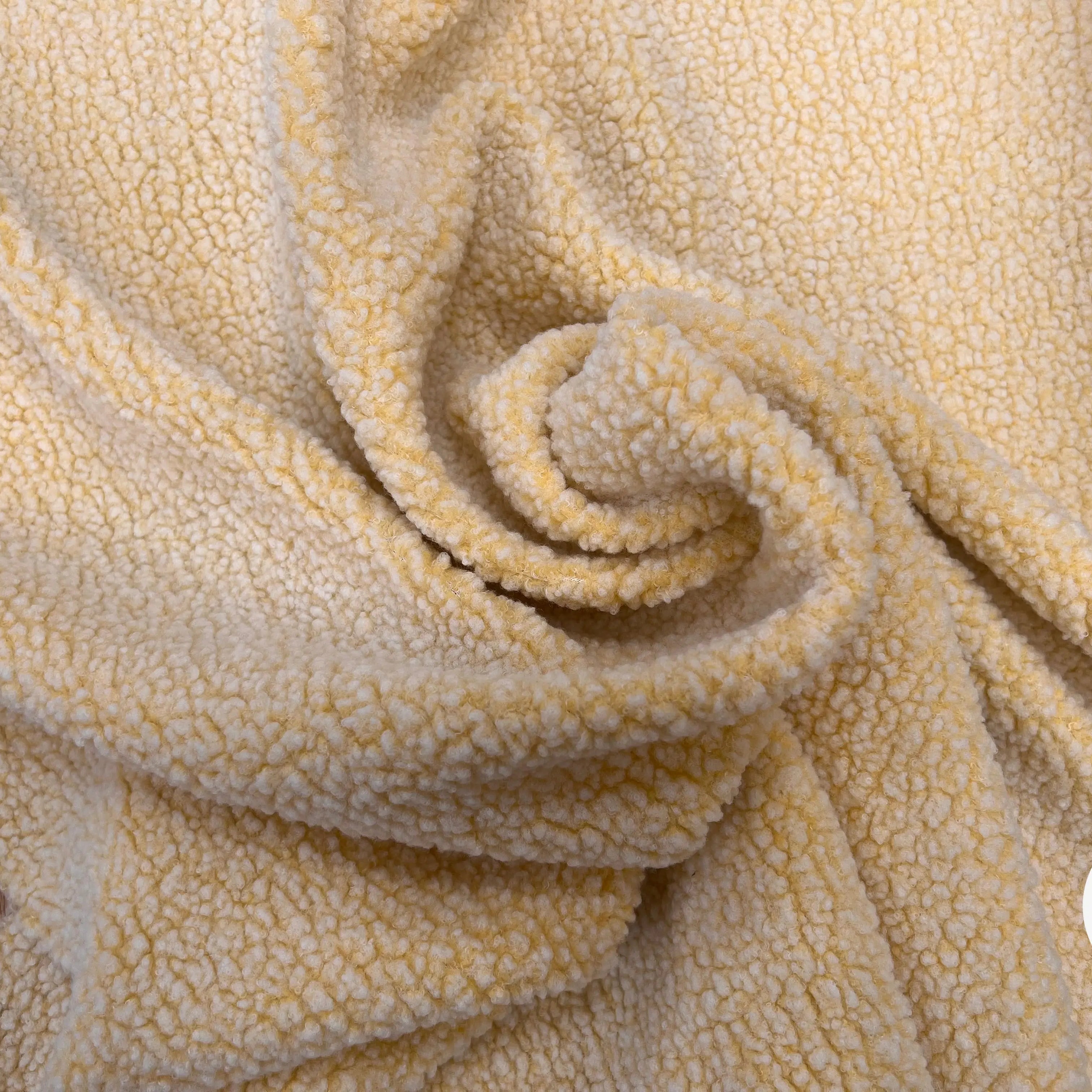 POLAIRE BOUCLETTE YELLOW/ECRU - My Little Coupon