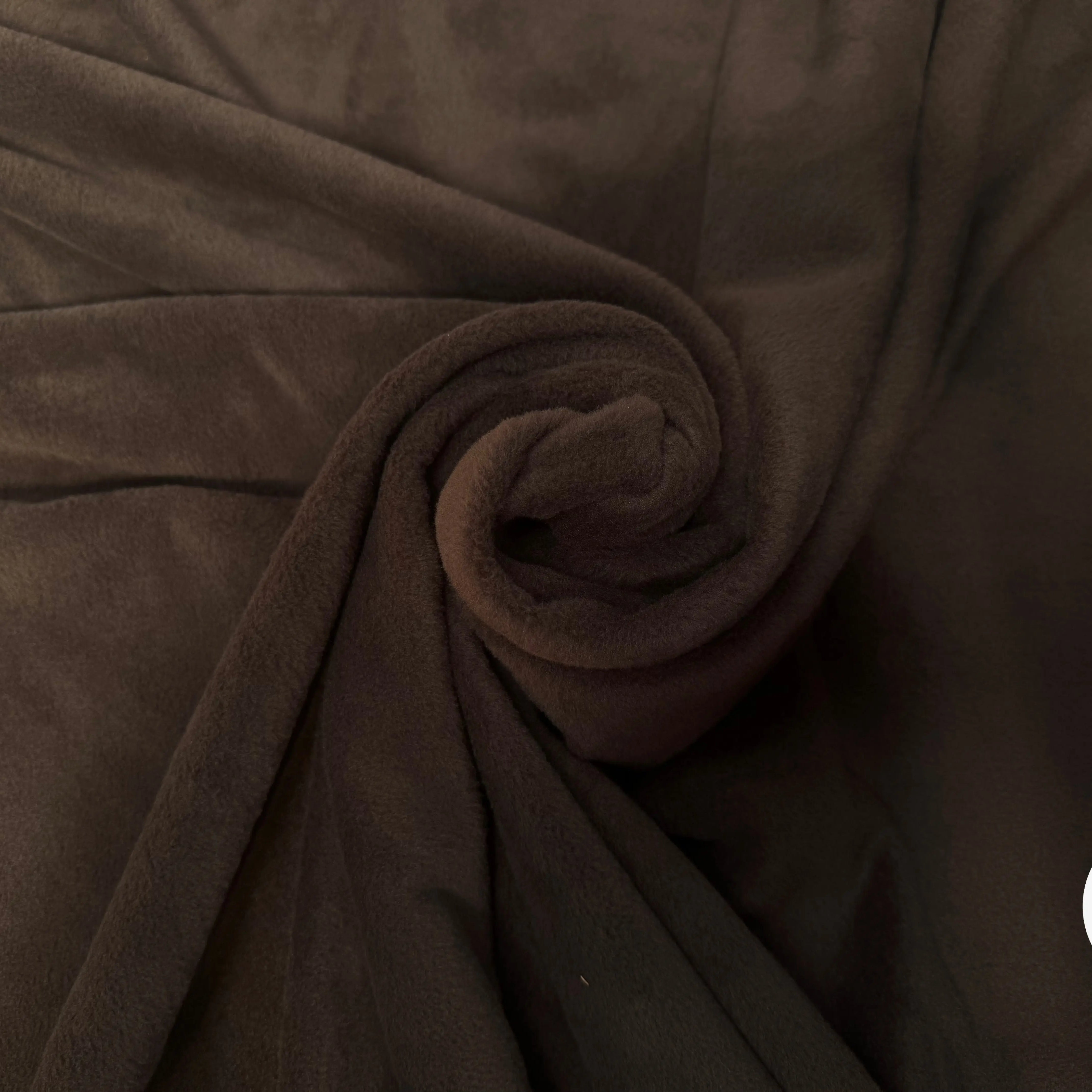 POLAIRE BRUN UNI ÉPAIS DOUBLE FACE - My Little Coupon