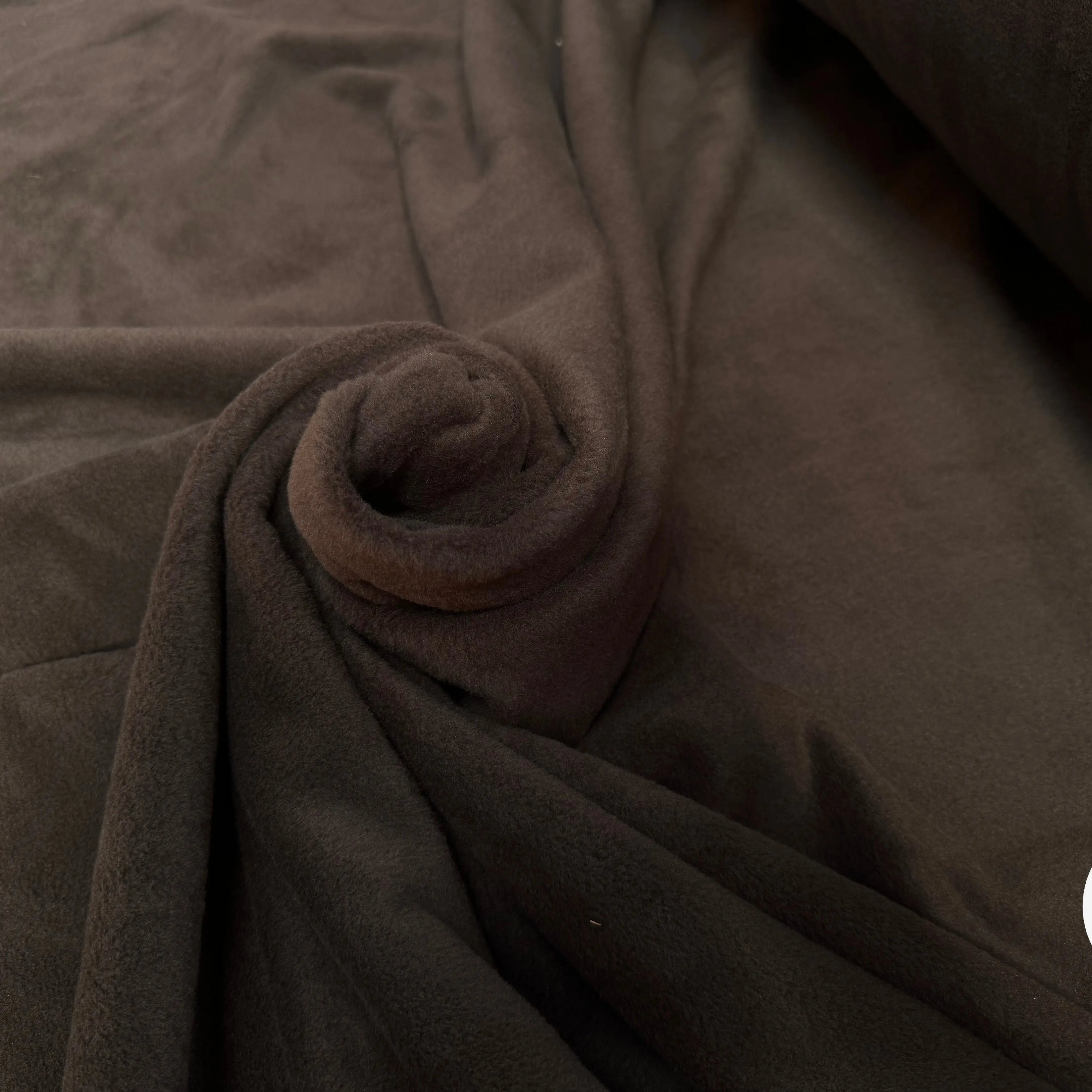 POLAIRE BRUN UNI ÉPAIS DOUBLE FACE - My Little Coupon