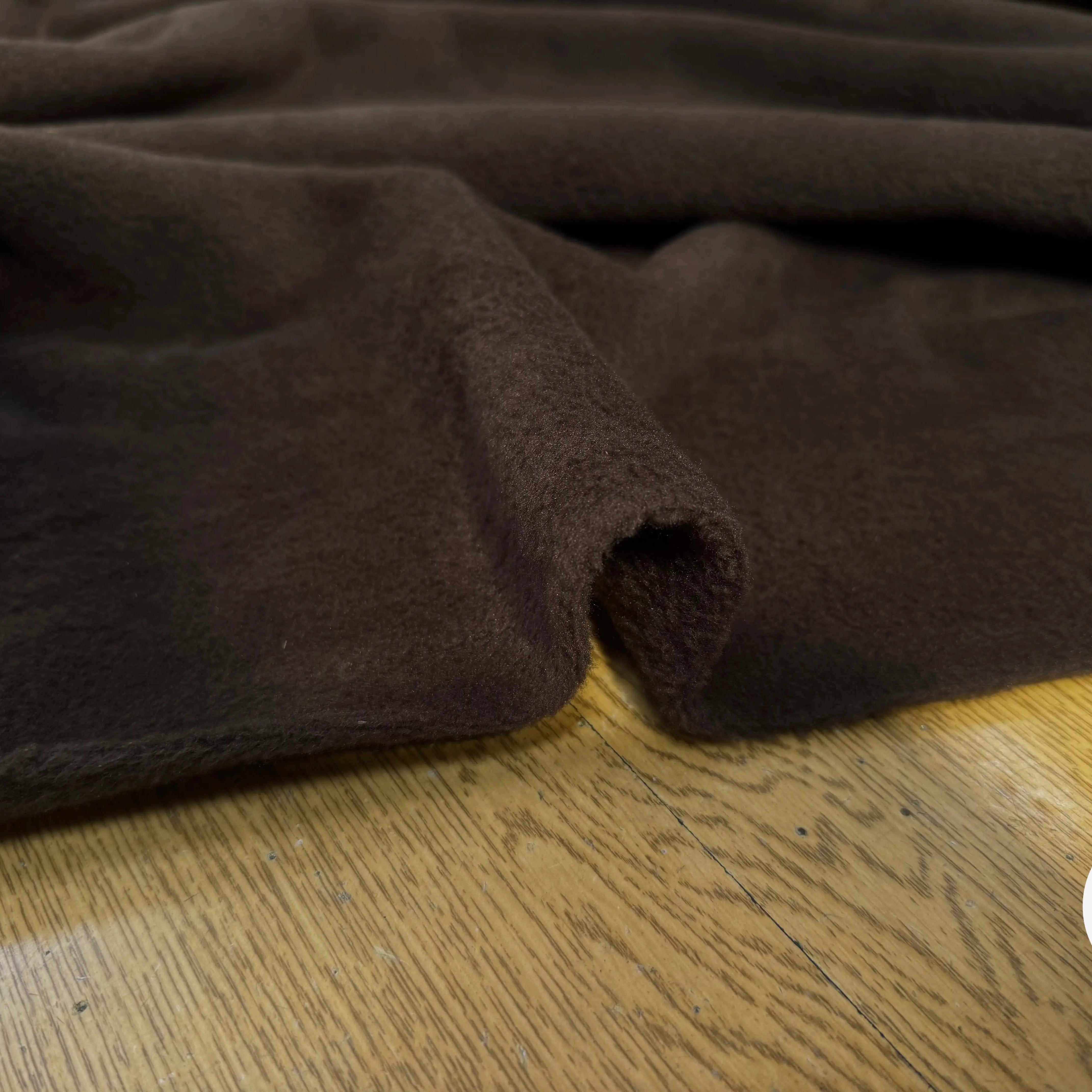 POLAIRE BRUN UNI ÉPAIS DOUBLE FACE - My Little Coupon