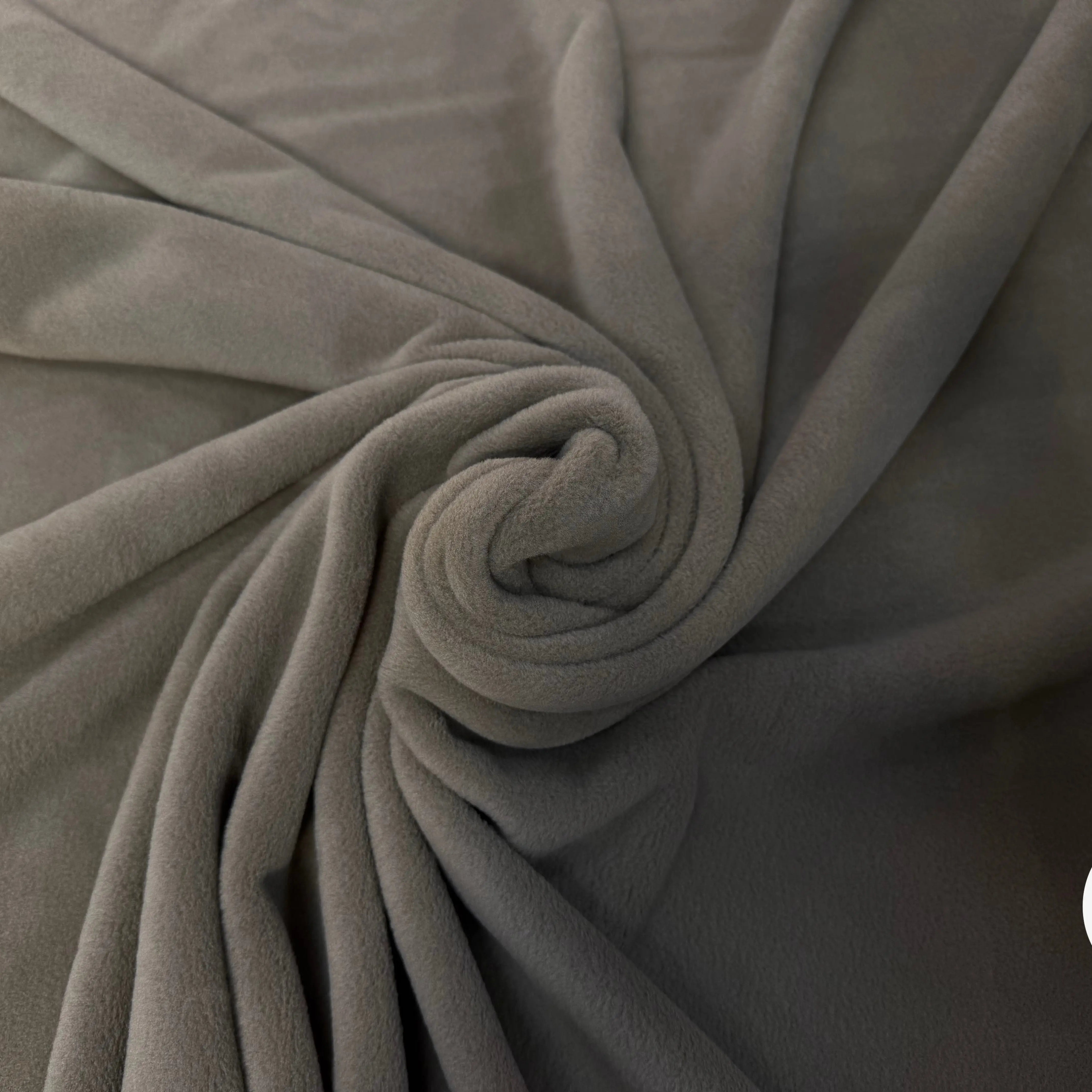 POLAIRE MARRON TAUPE UNI ÉPAIS DOUBLE FACE - My Little Coupon