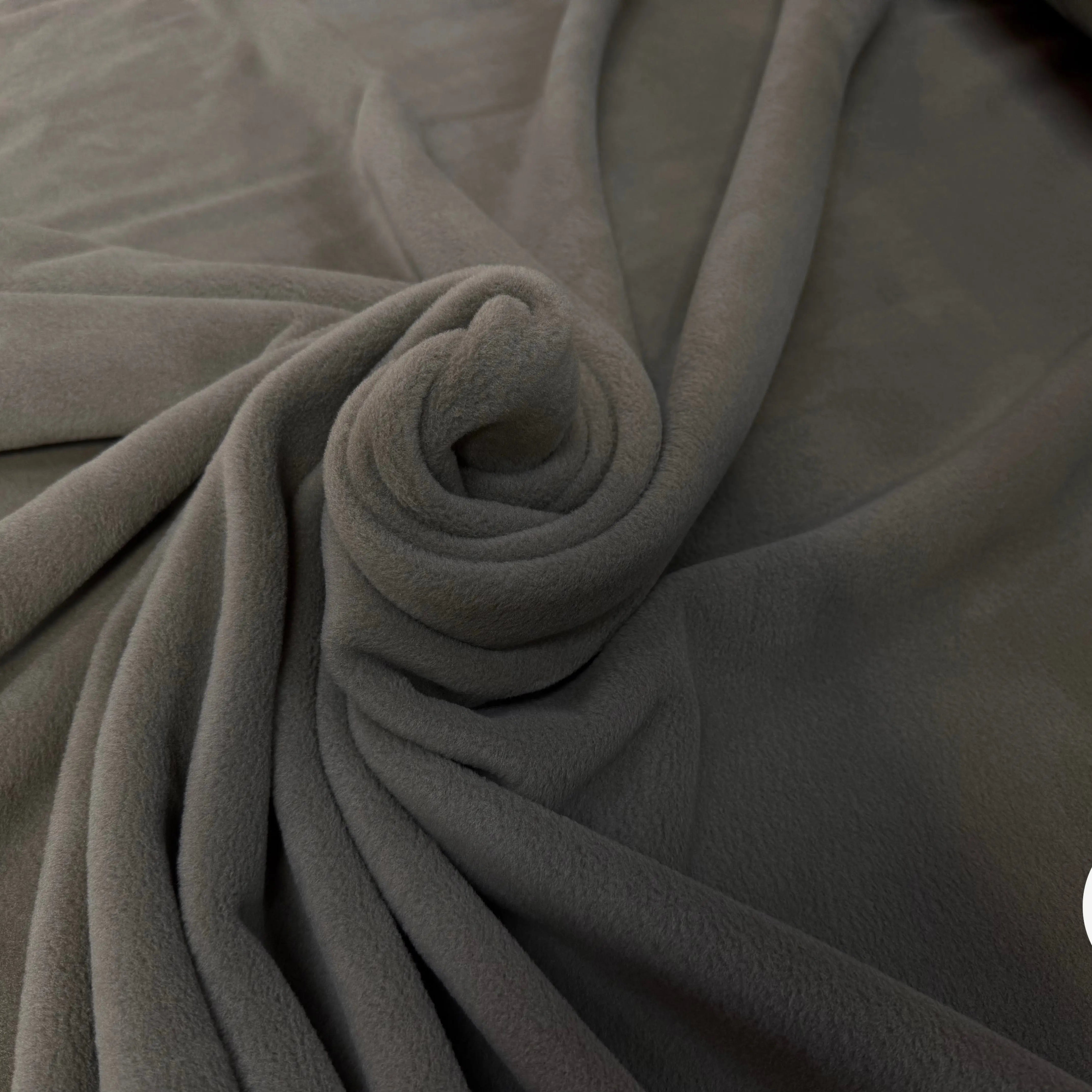 POLAIRE MARRON TAUPE UNI ÉPAIS DOUBLE FACE - My Little Coupon