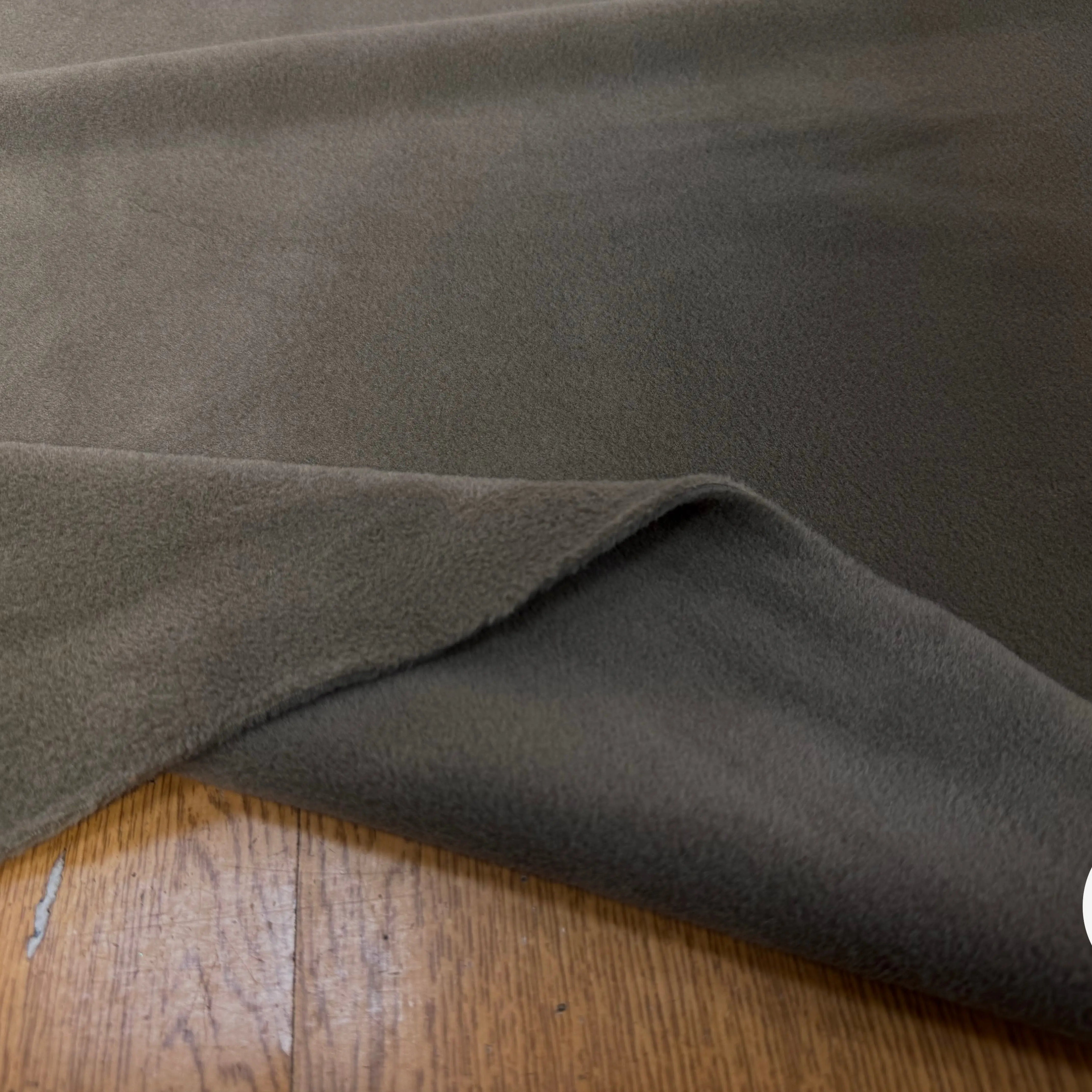 POLAIRE MARRON TAUPE UNI ÉPAIS DOUBLE FACE - My Little Coupon