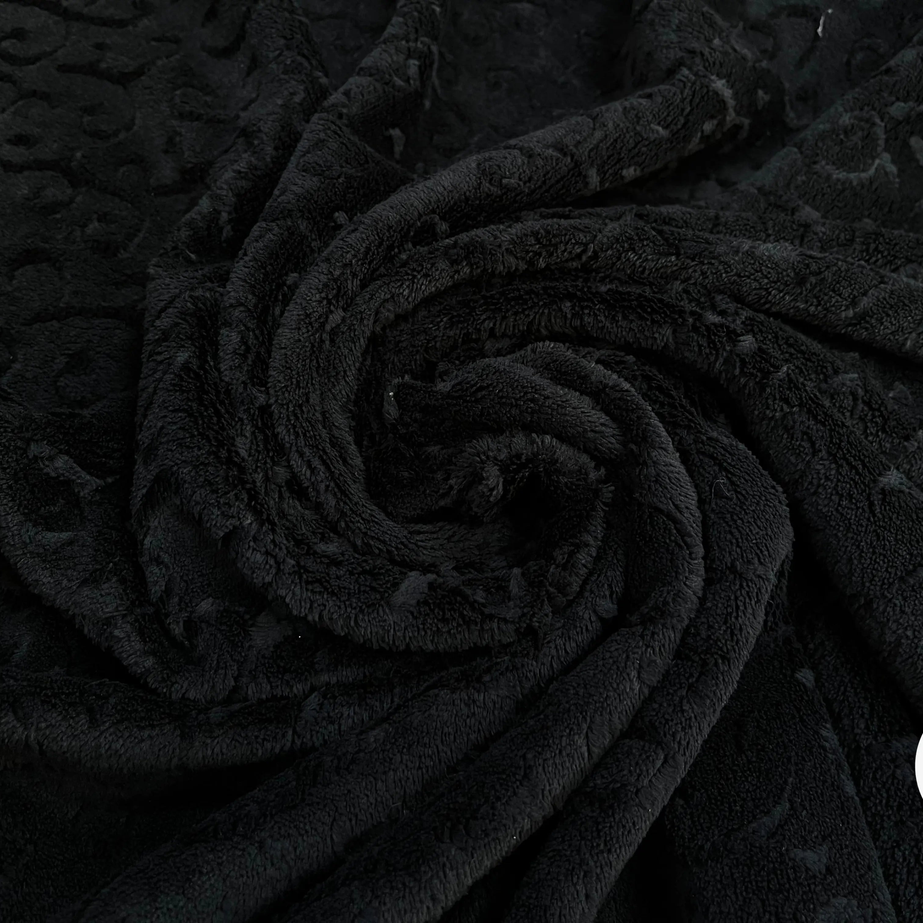 POLAIRE TOUT DOUX JACQUARD NOIR - My Little Coupon