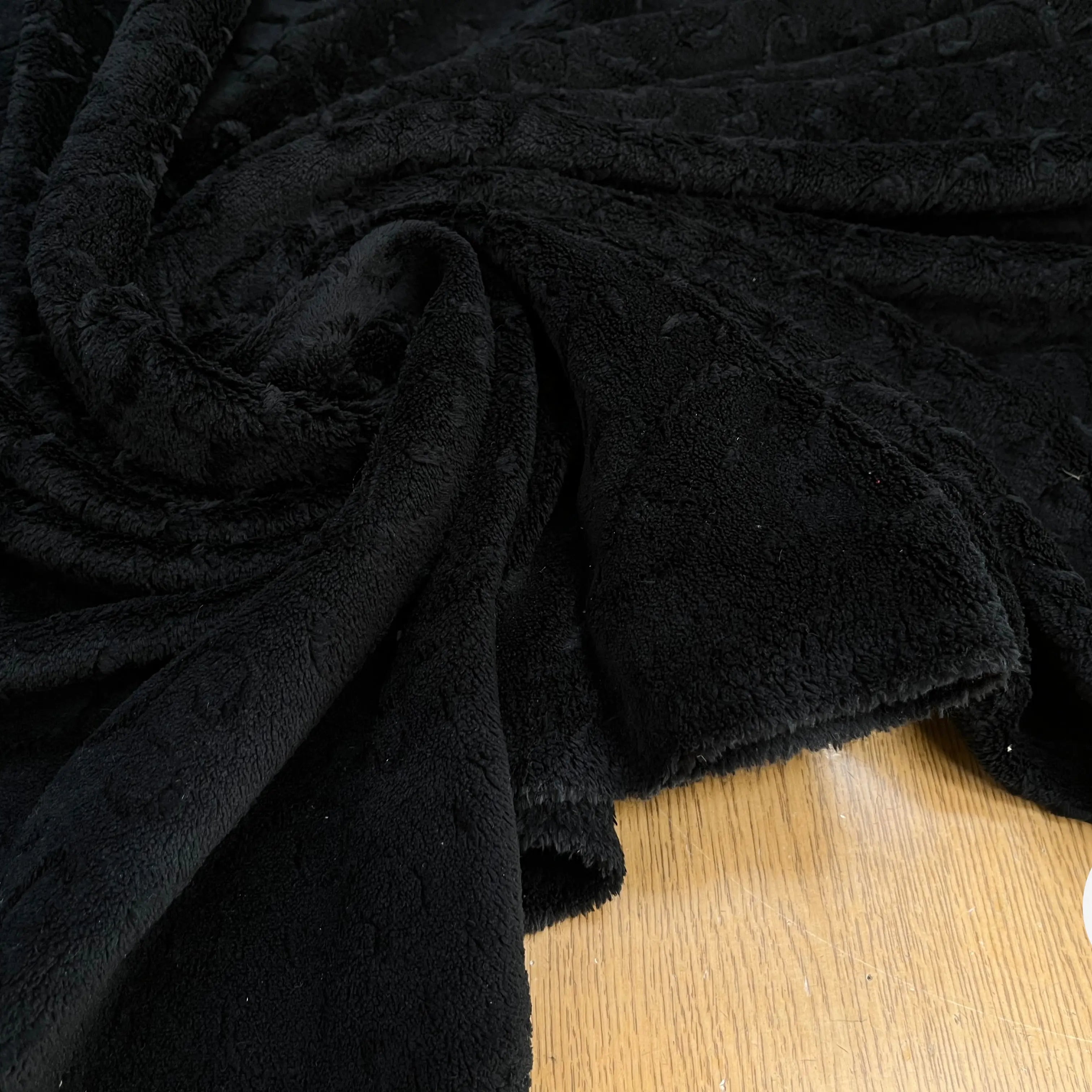 POLAIRE TOUT DOUX JACQUARD NOIR - My Little Coupon