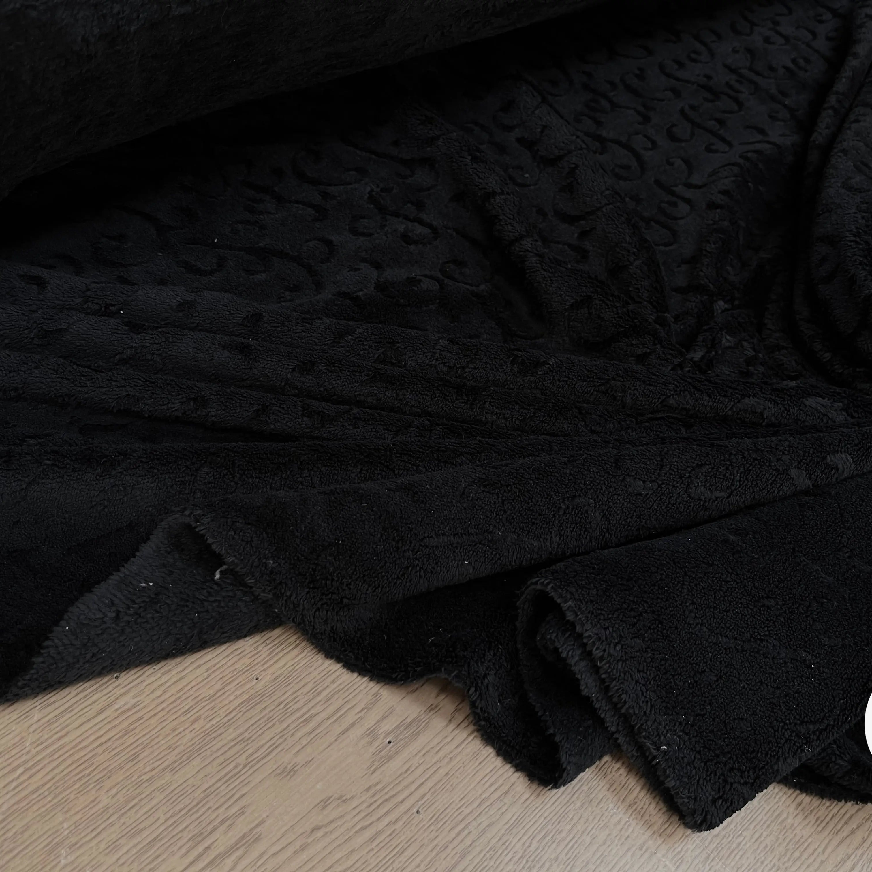 POLAIRE TOUT DOUX JACQUARD NOIR - My Little Coupon