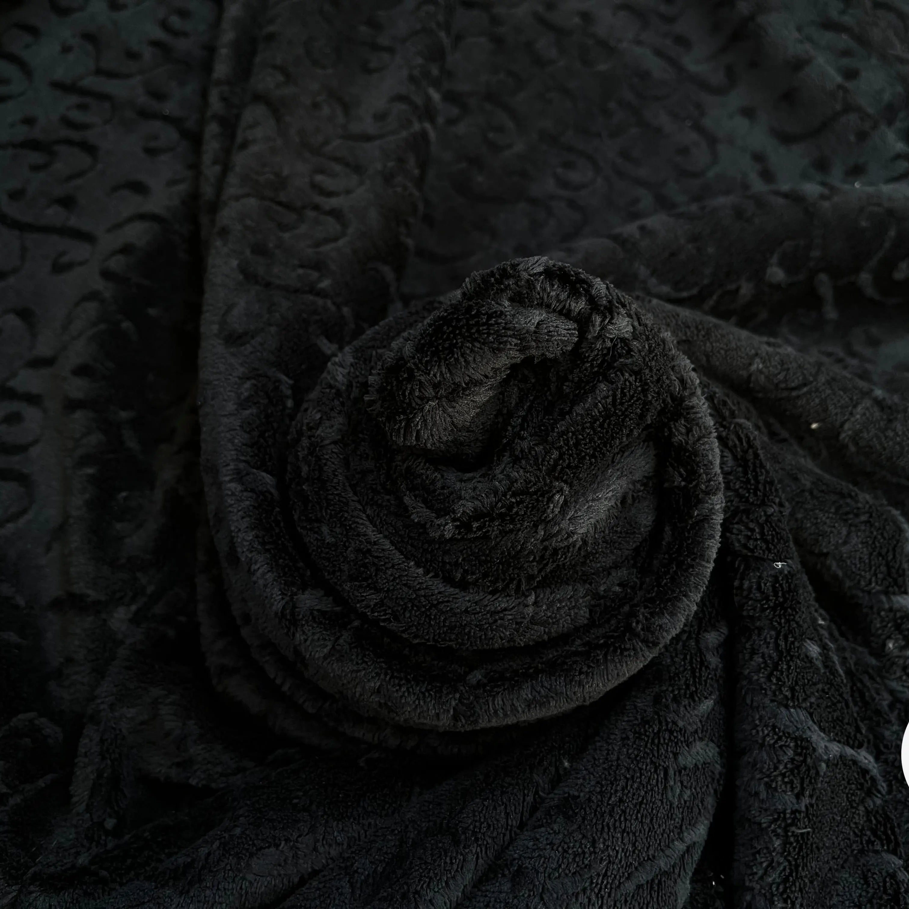 POLAIRE TOUT DOUX JACQUARD NOIR - My Little Coupon